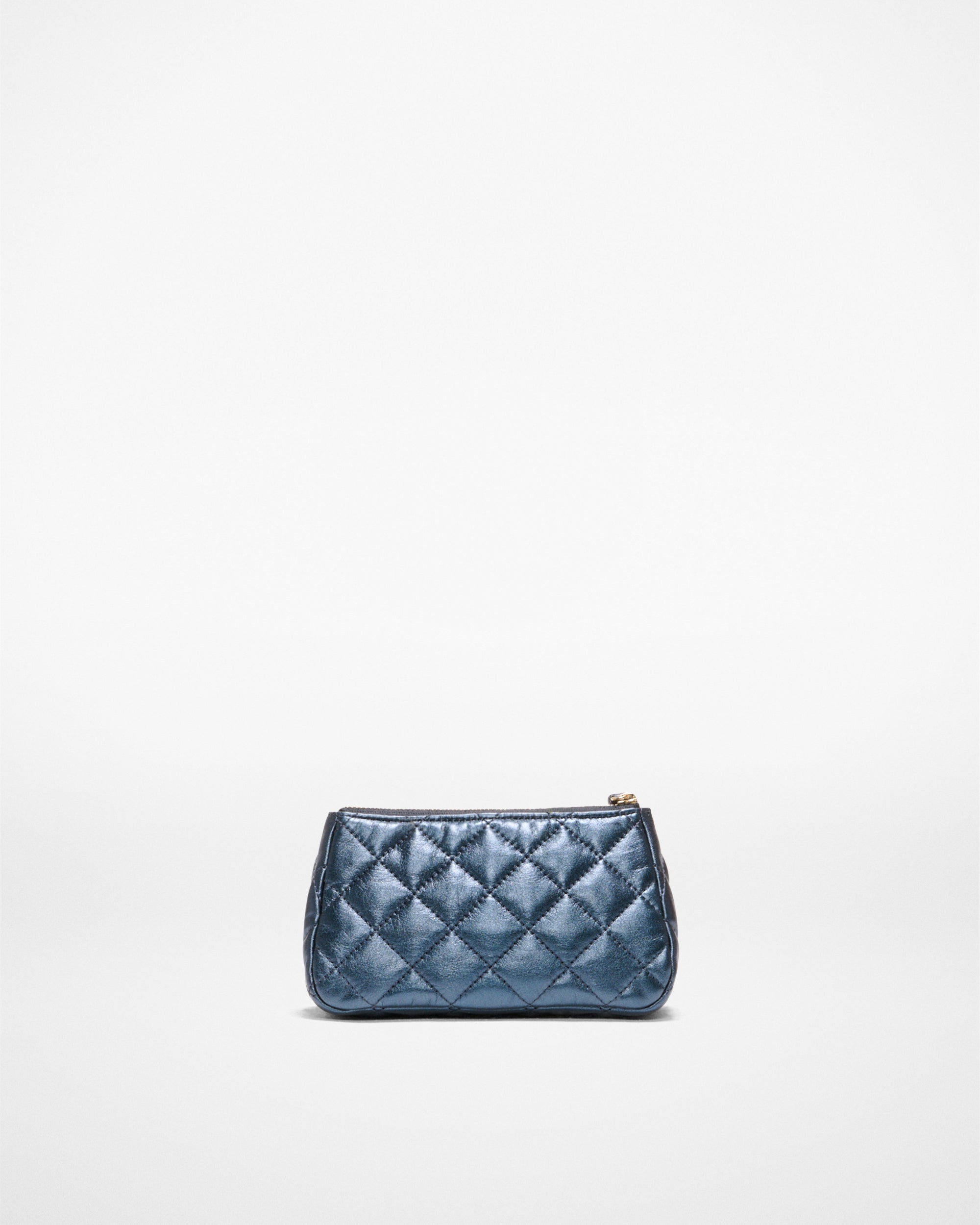 オルマゲス Midnight Metallic Leather Small Luna Cosmetic