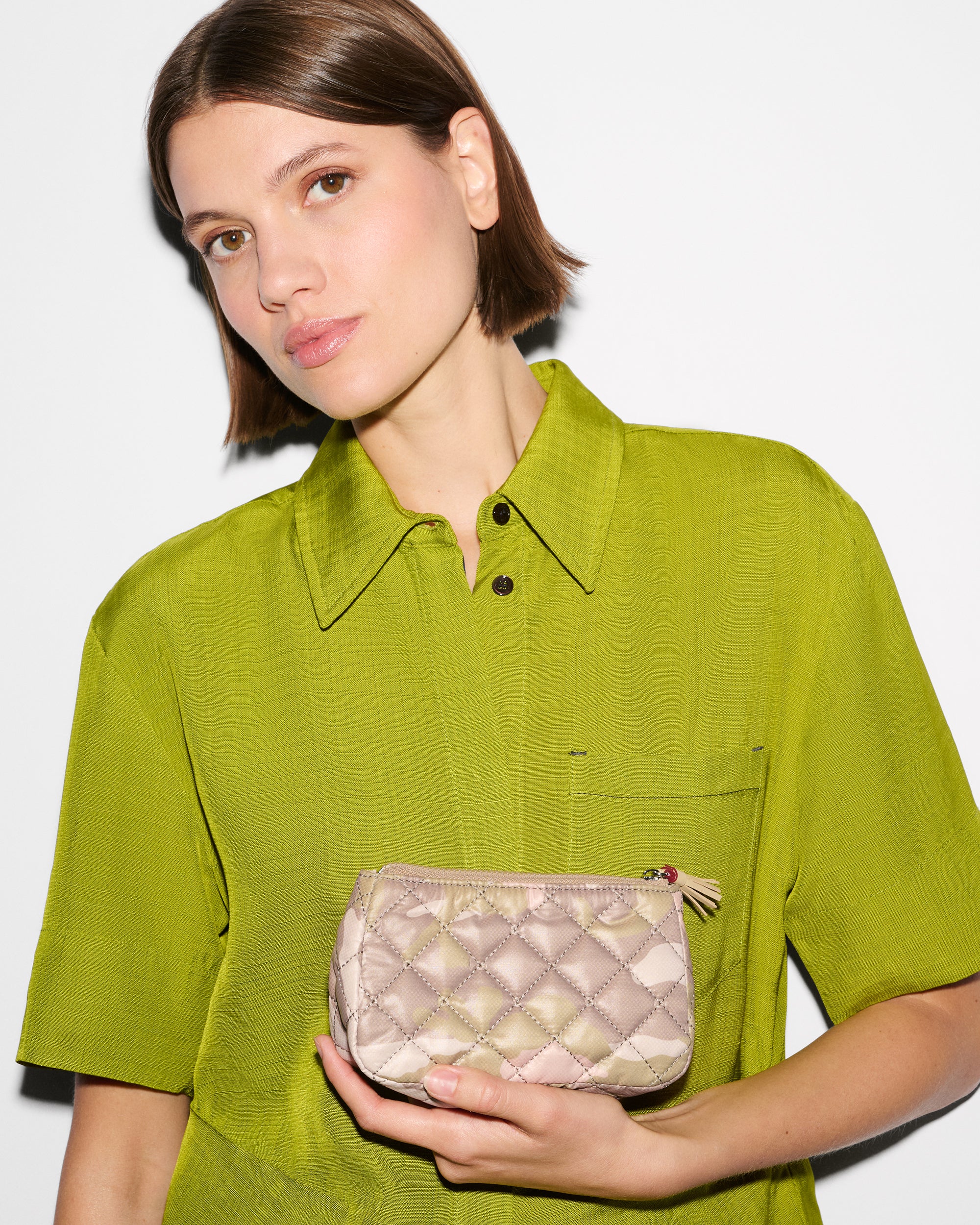 Blush Camo Small Luna Cosmetic