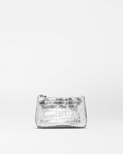 ムーンクリスタル Silver Croc Effect Medium Luna Cosmetic