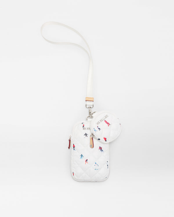 Dede Ski Print Metro Pouch Lanyard