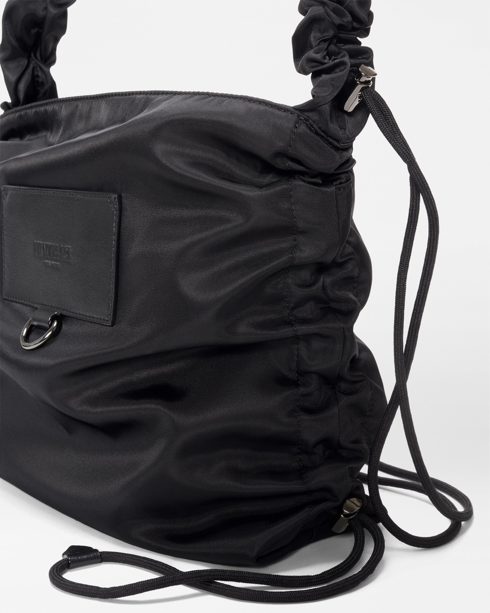 MZ Wallace | Black Scrunch Shoulder