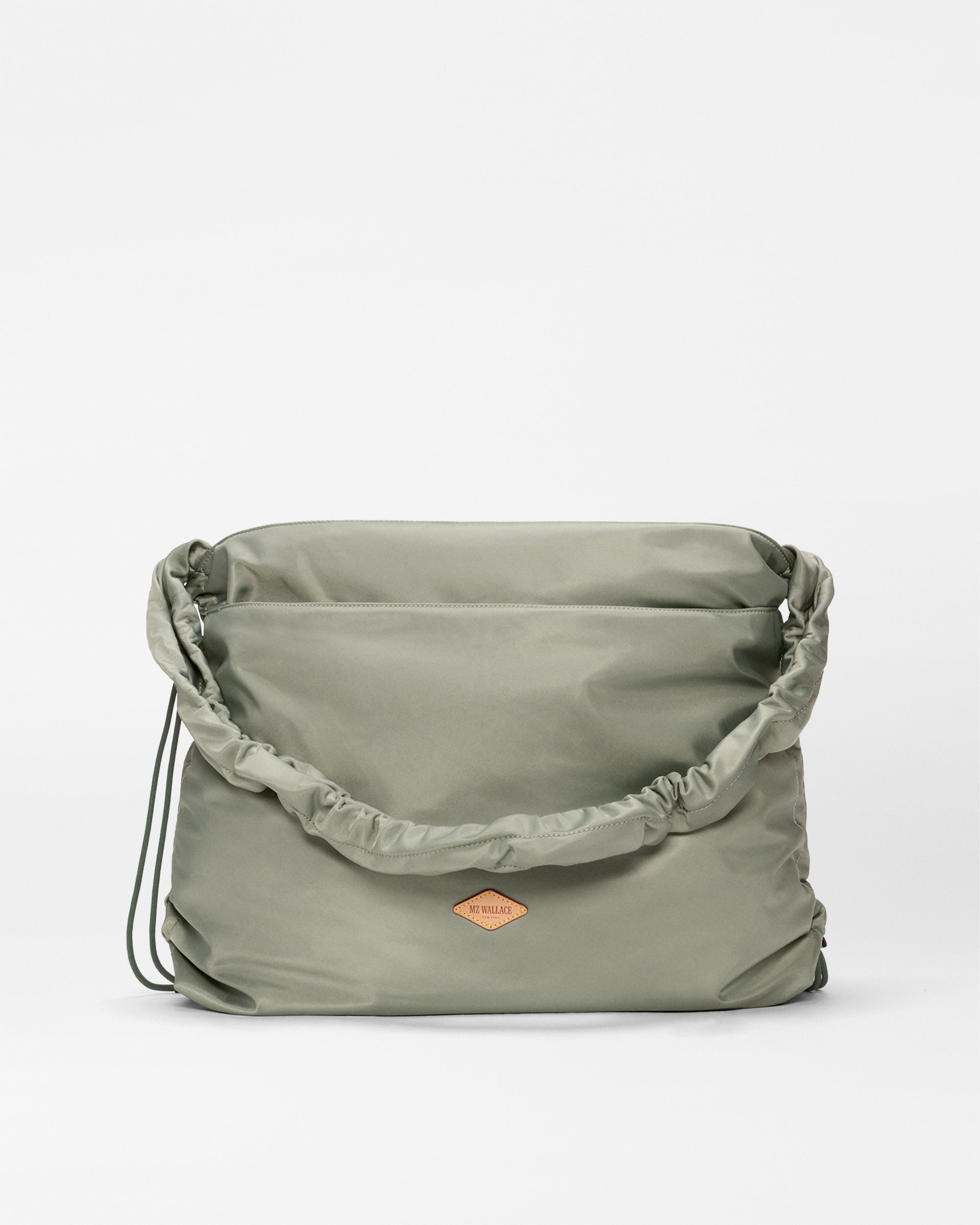 MZ Wallace Agave Green Large Scrunch Shoulder – Shoulder | MZ Wallace