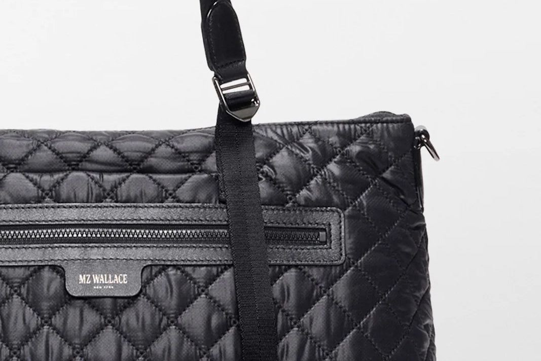MZ Wallace Black Bleecker Card Wallet