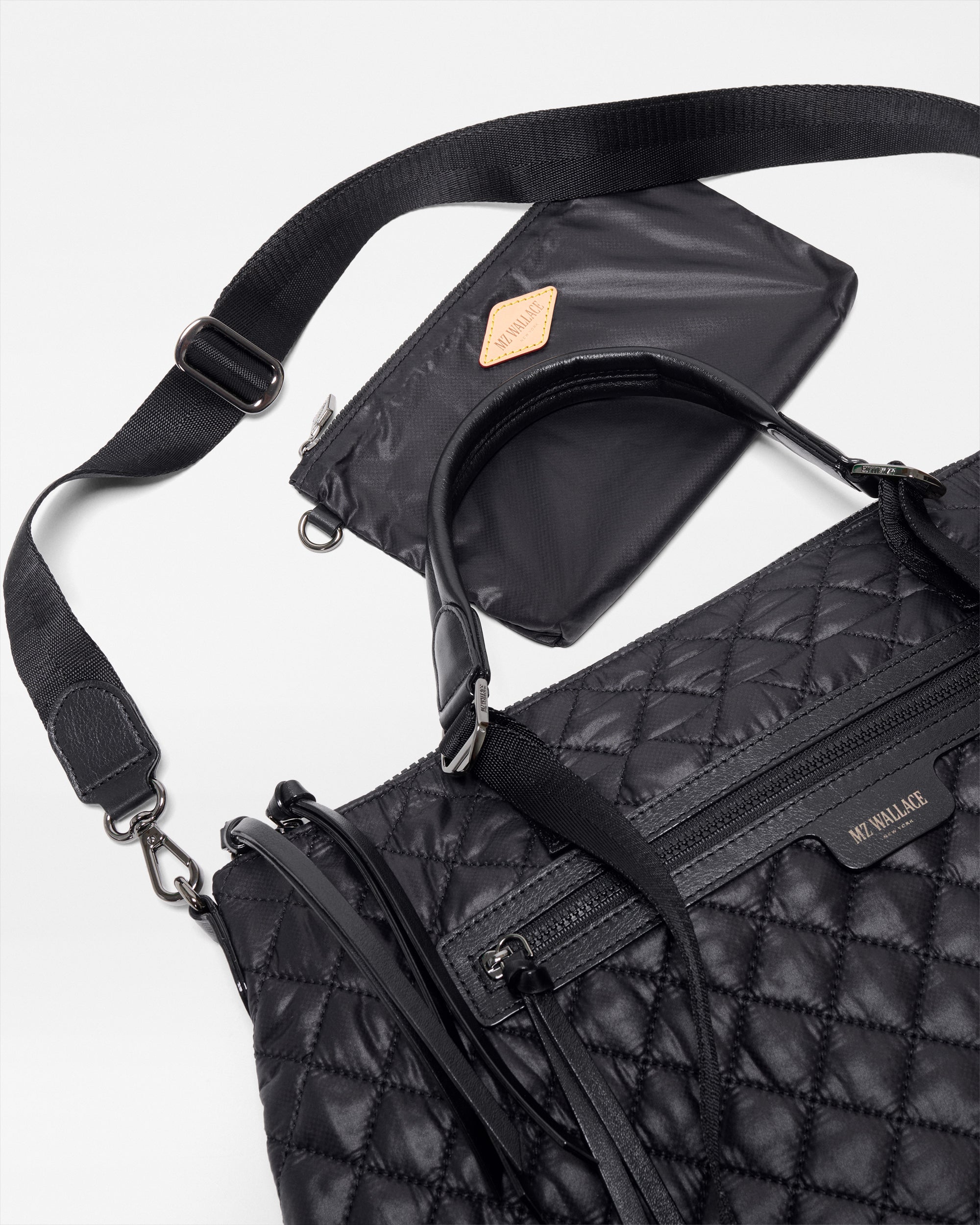 Black Medium Park Satchel