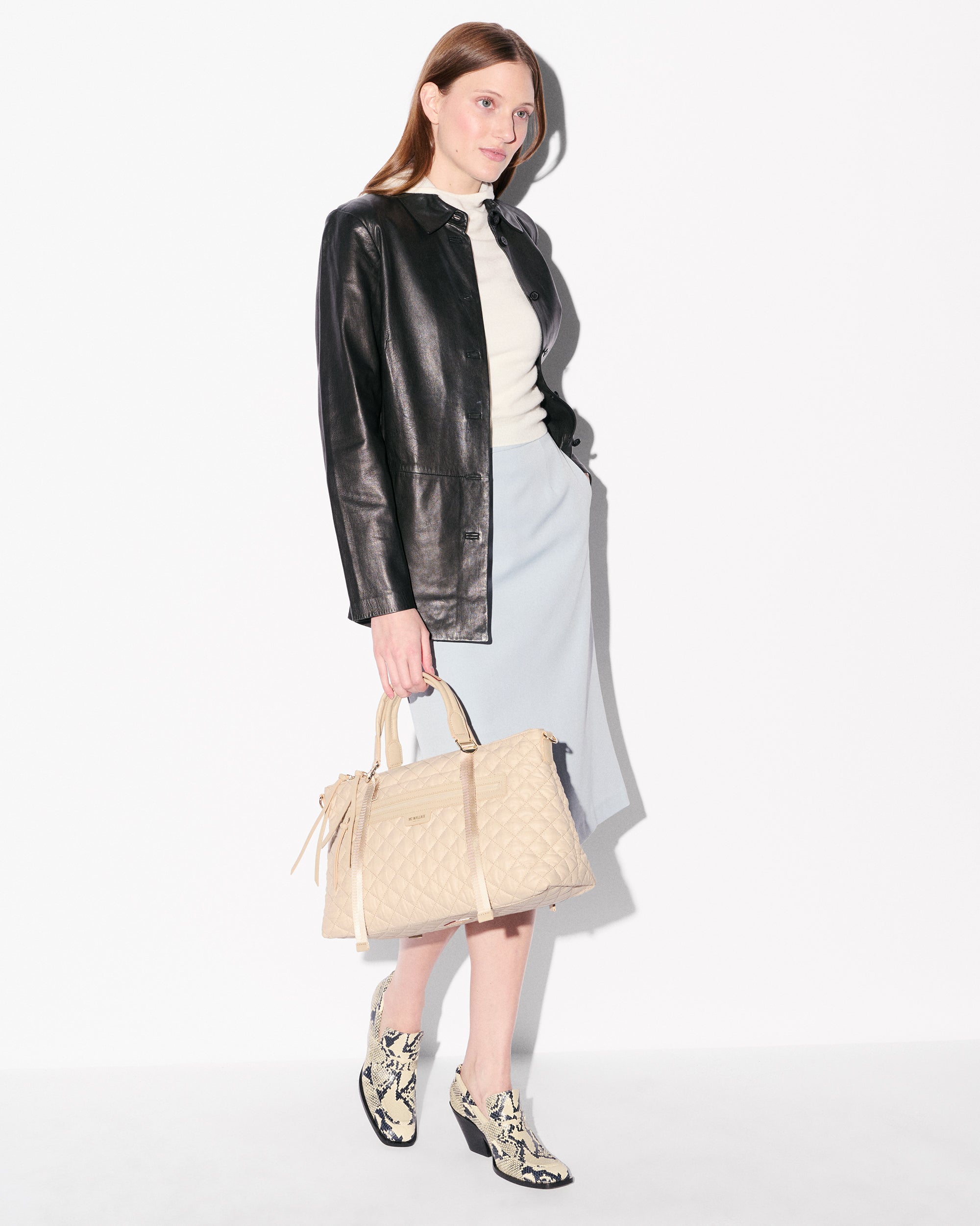 Buff Medium Park Satchel