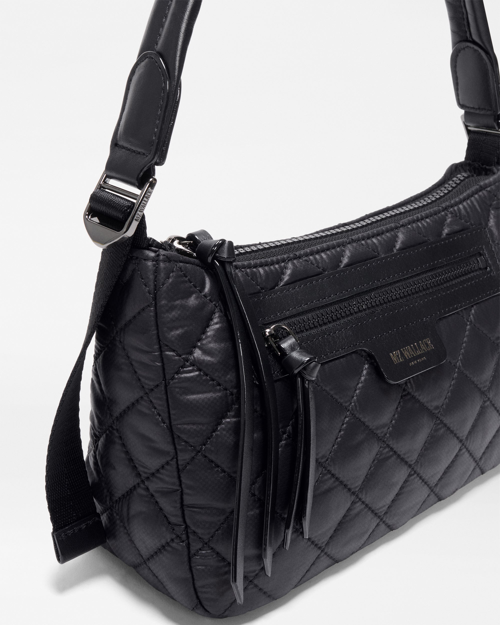 MZ Wallace | Park Collection | Black Small Park Shoulder