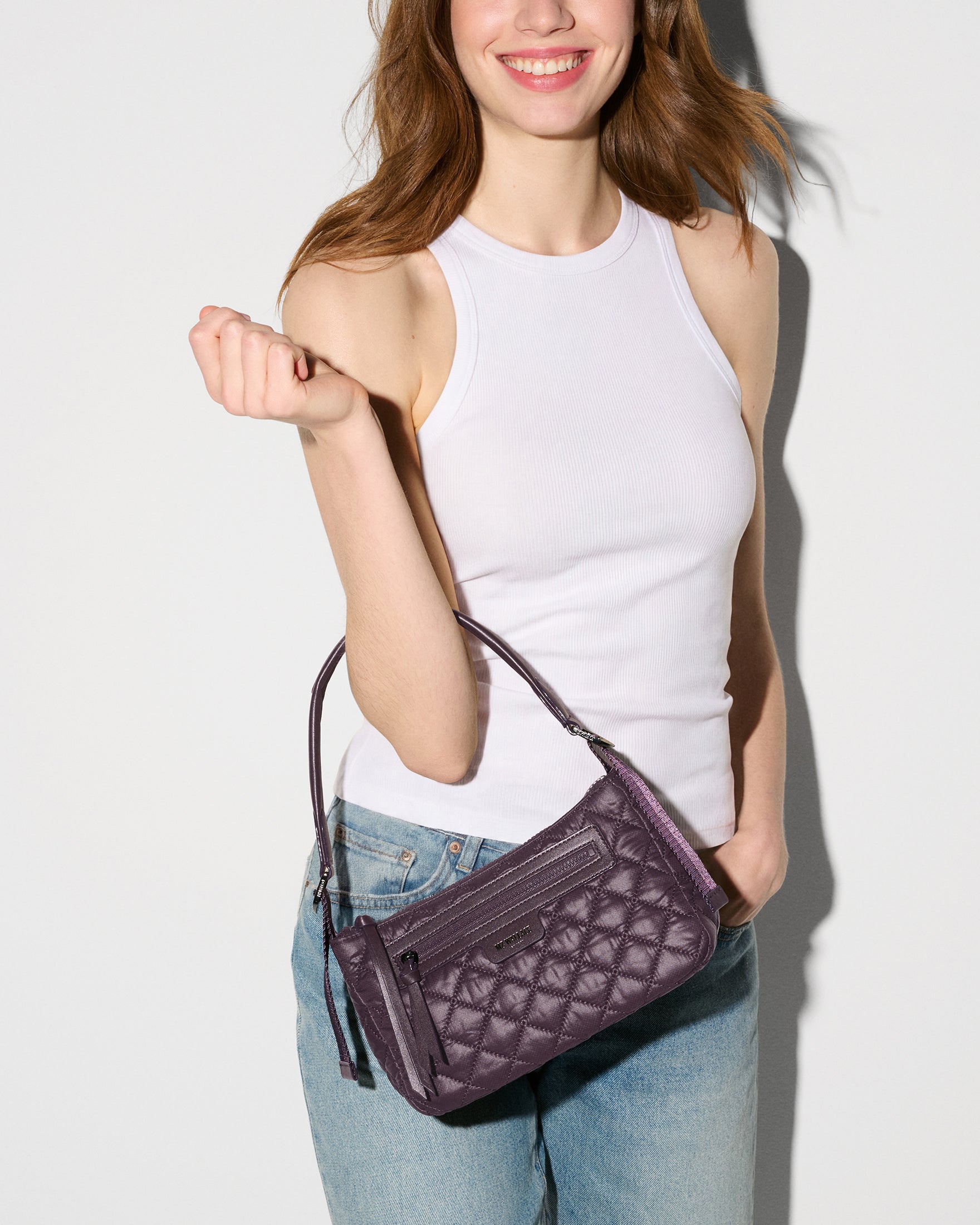 MZ Wallace | Raisin Small Park Shoulder Bag