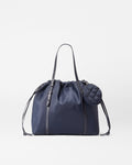 MZ Wallace Small Navy Tote Bag
