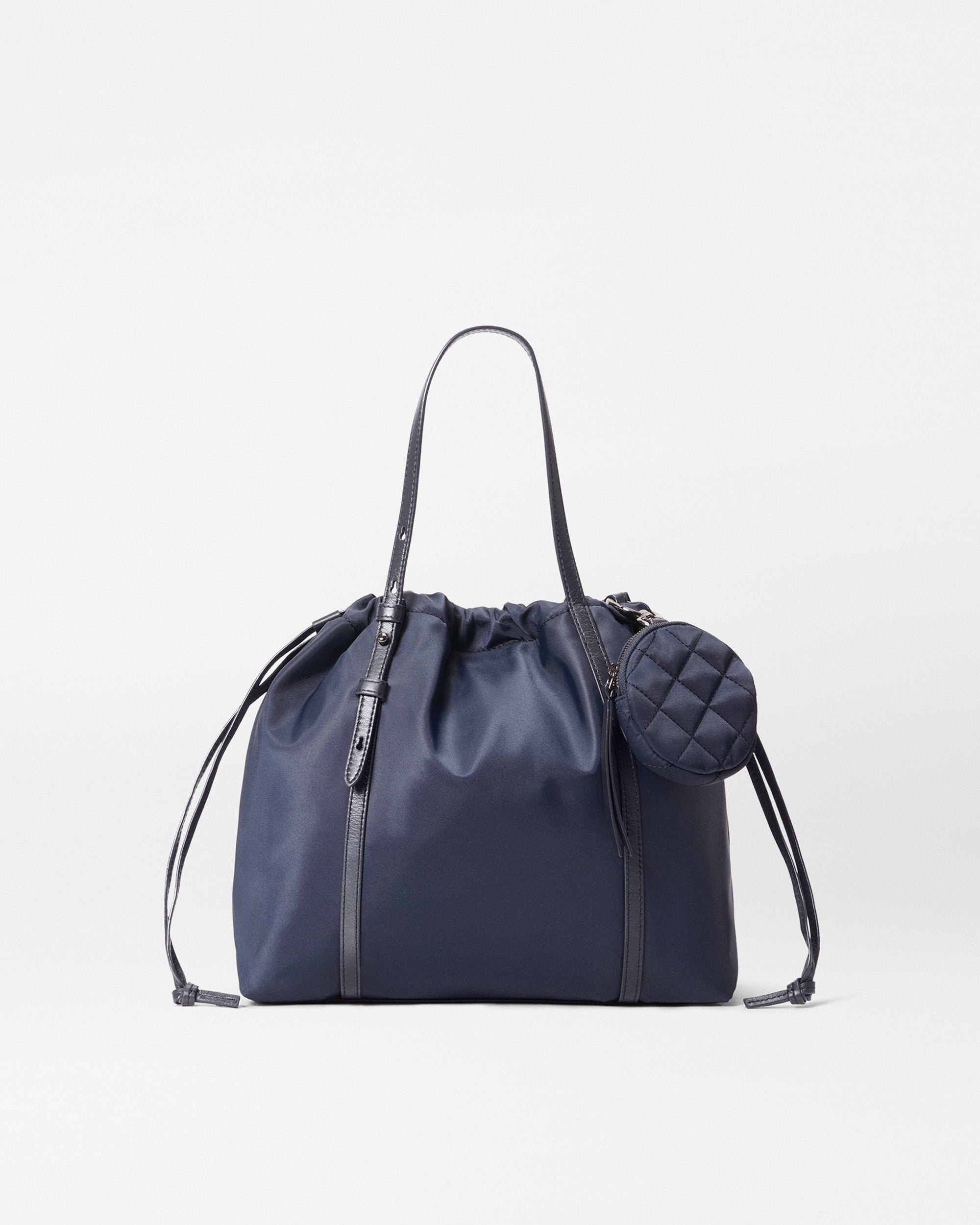 MZ Wallace Small Navy Tote Bag