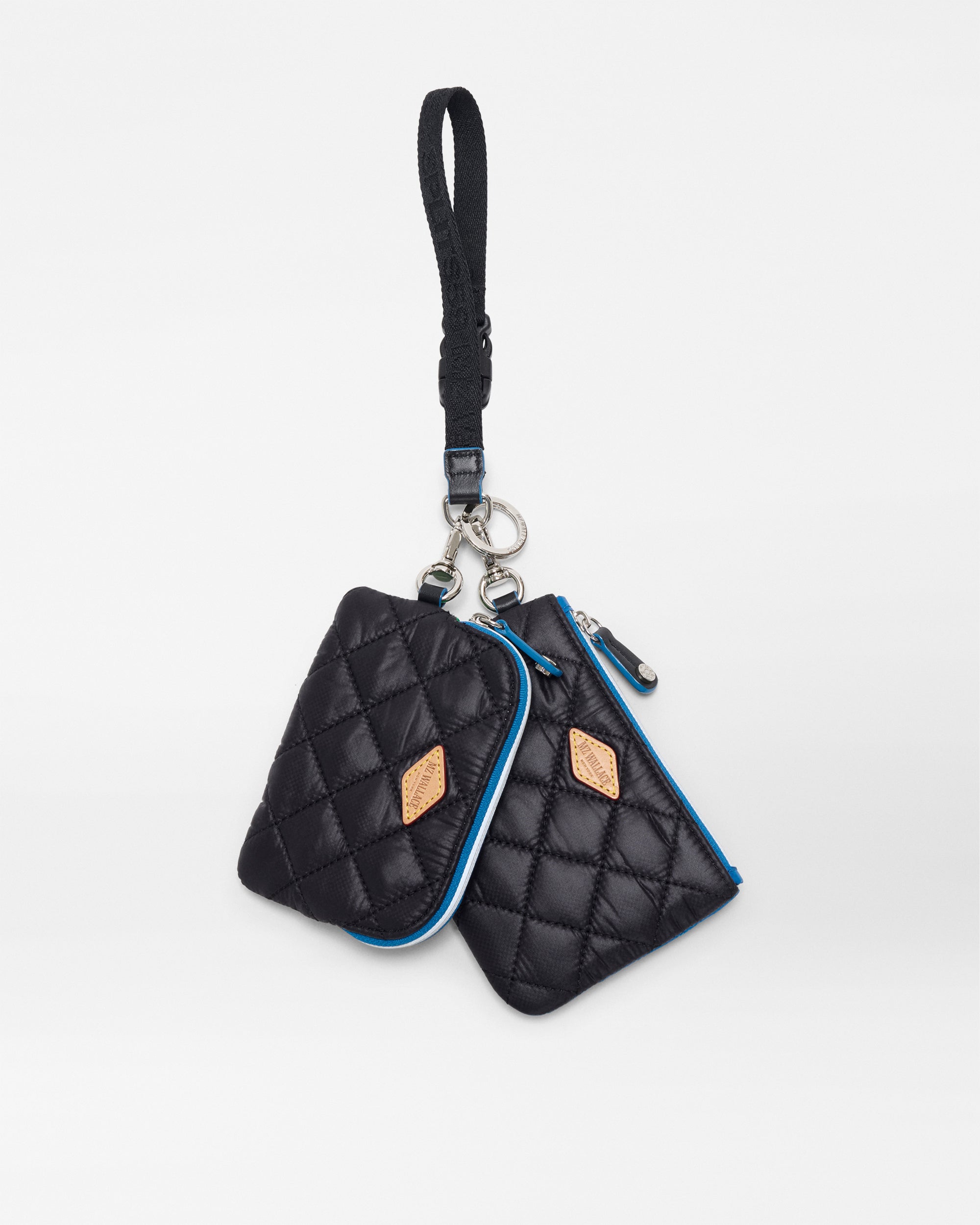 MZW x Splits59 Black/Classic Blue Metro Key Pouch Wristlet