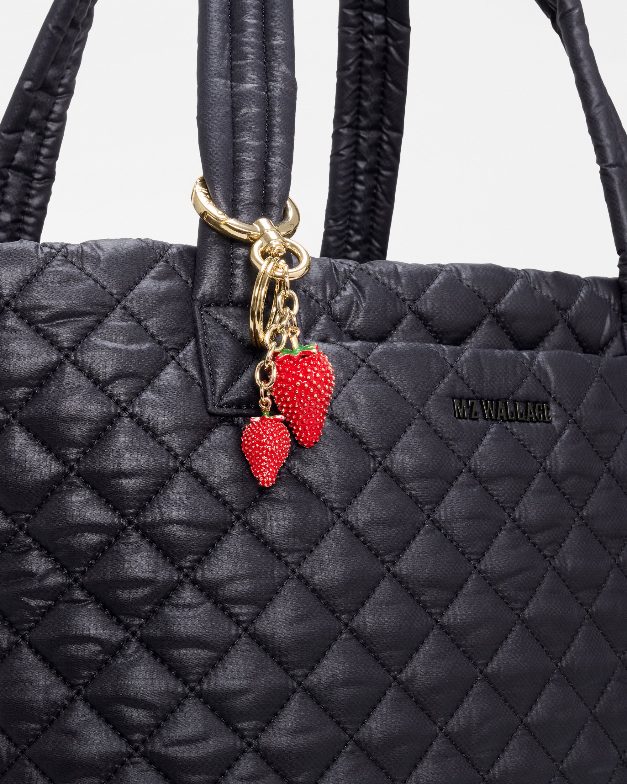 Multi Color Strawberry Key Charm