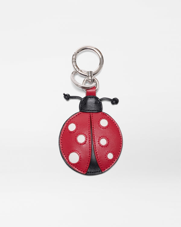 MZ Wallace | Valentine's Day | Red Leather Ladybug Bag Charm