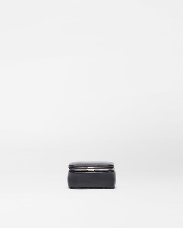 Black Leather Mini Retro Frame Case