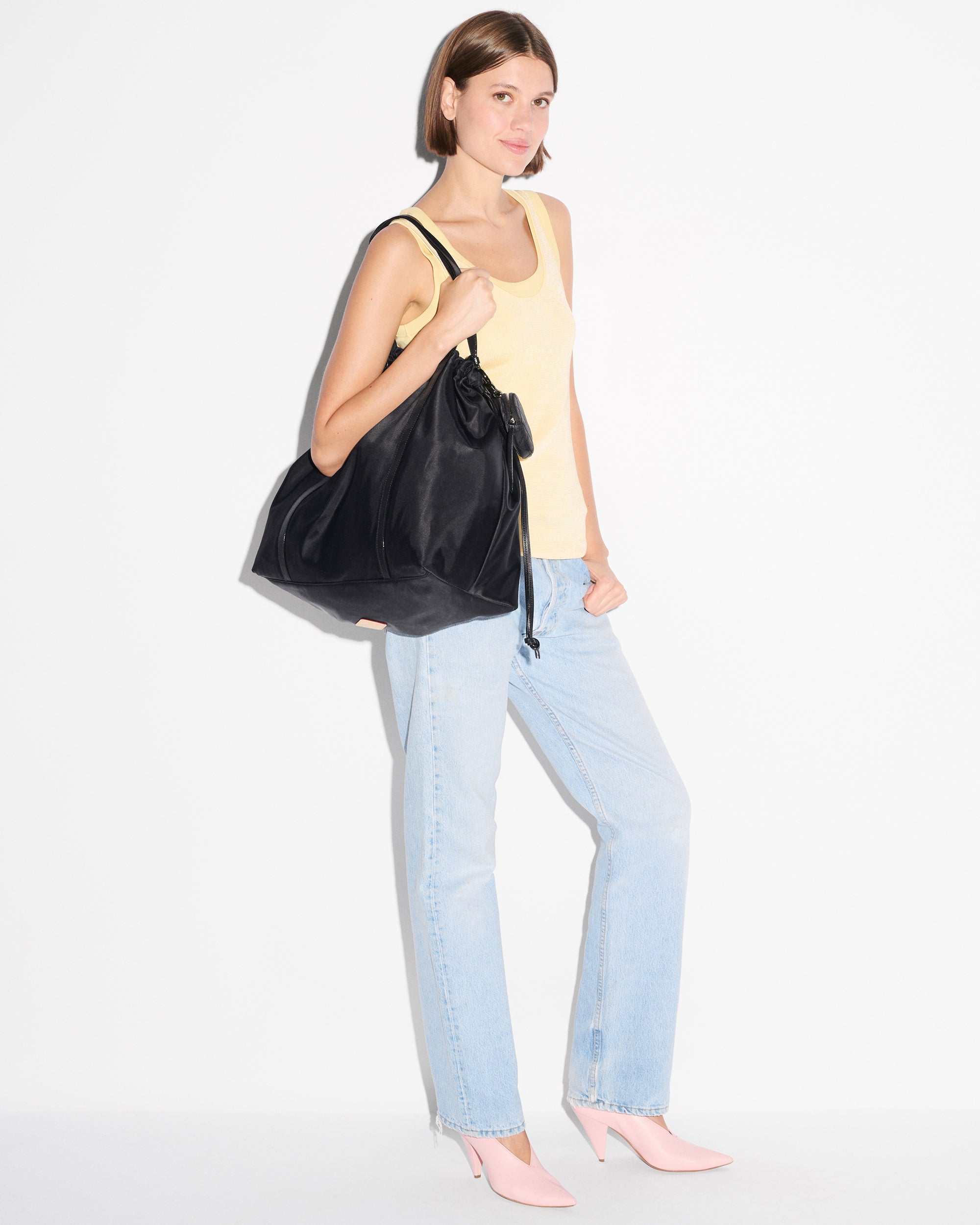 Black Large Waverly Tote