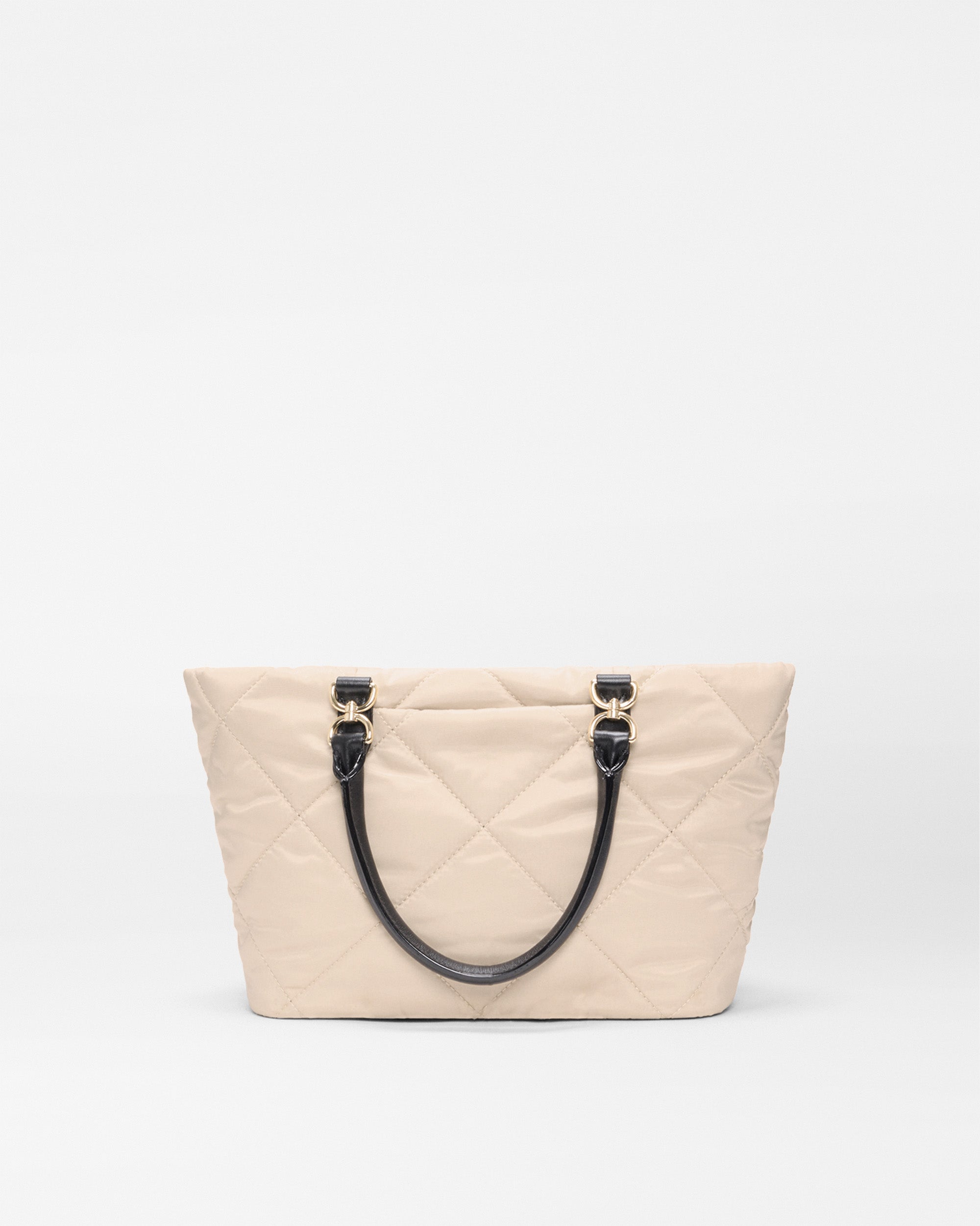 MZ Wallace Buff/Black Small Madison E/W Tote – Tote | MZ Wallace