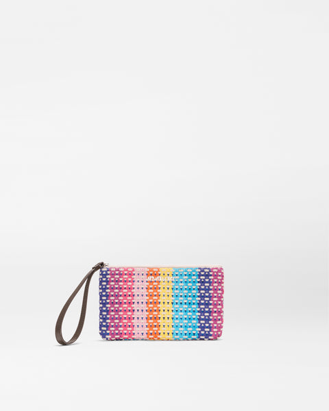 MZ Wallace Feria Stripe Flat Metro Wristlet – Accessories | MZ Wallace