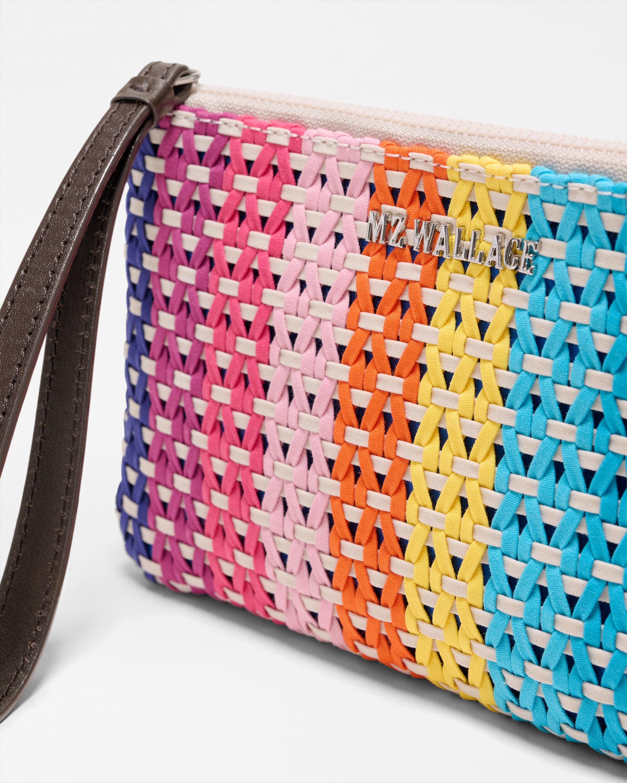 Feria Stripe Flat Metro Wristlet