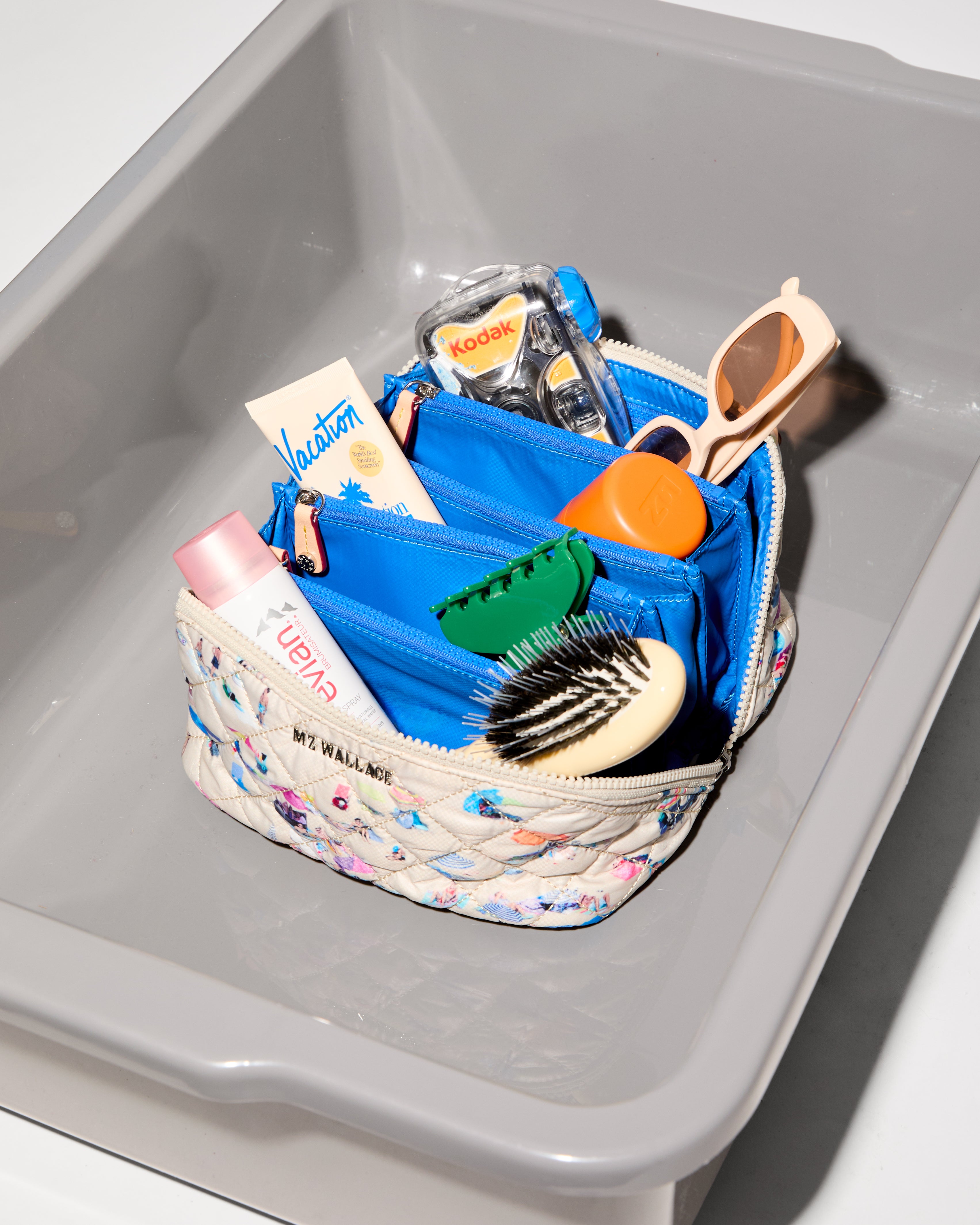 MZ Wallace | Dede Beach Print Metro Accordion Organizer
