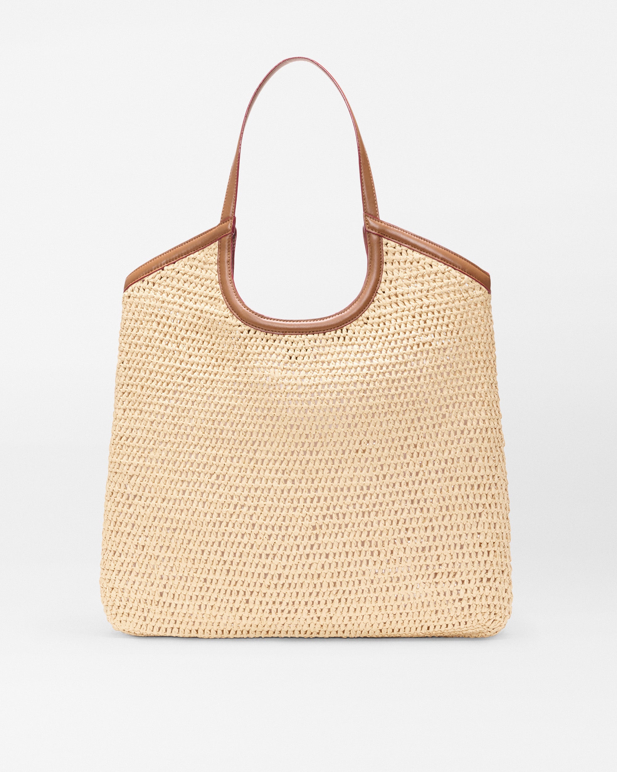 Camel Large Crochet Georgica Tote