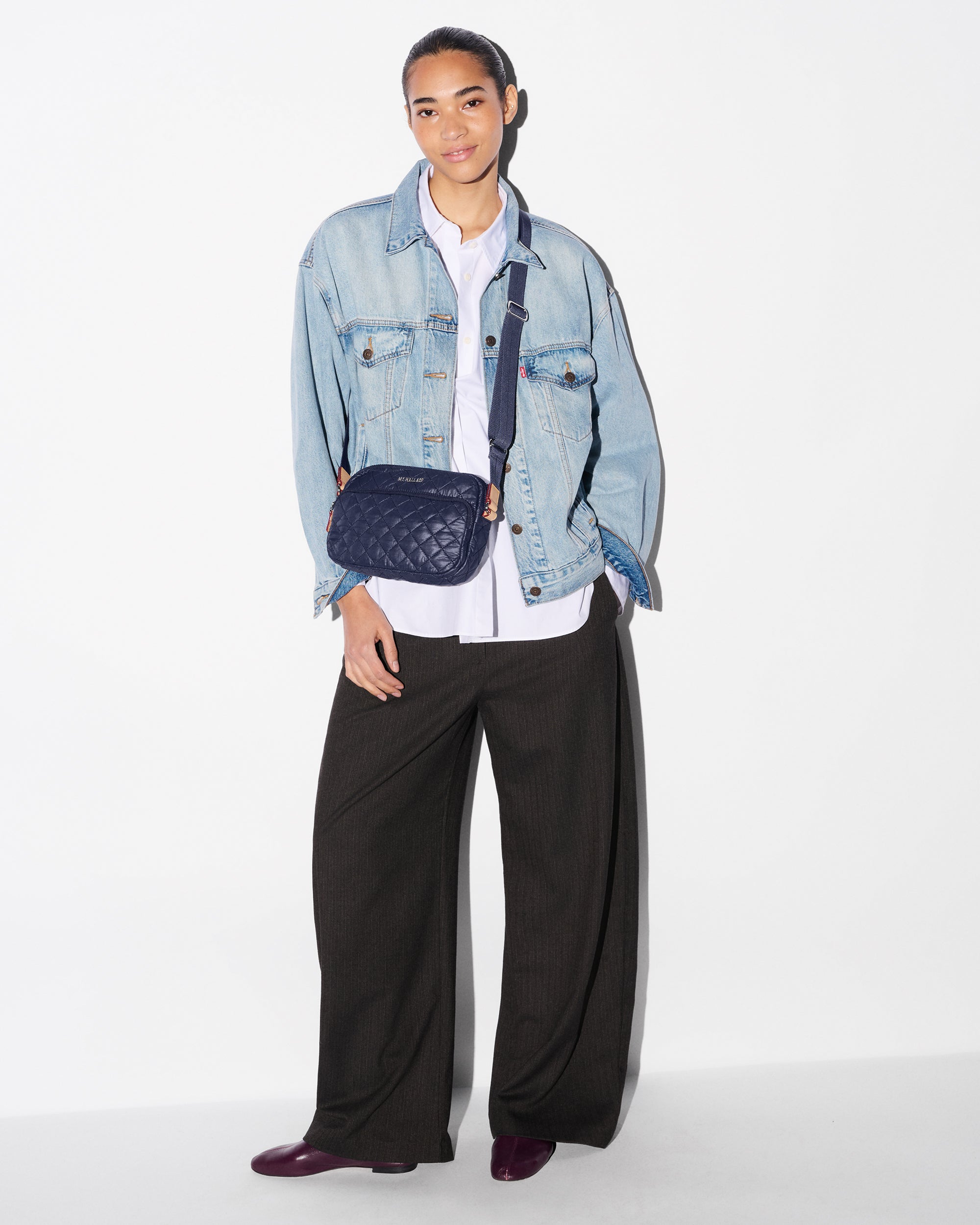 MZ Wallace | The Navy Small Metro Camera Bag
