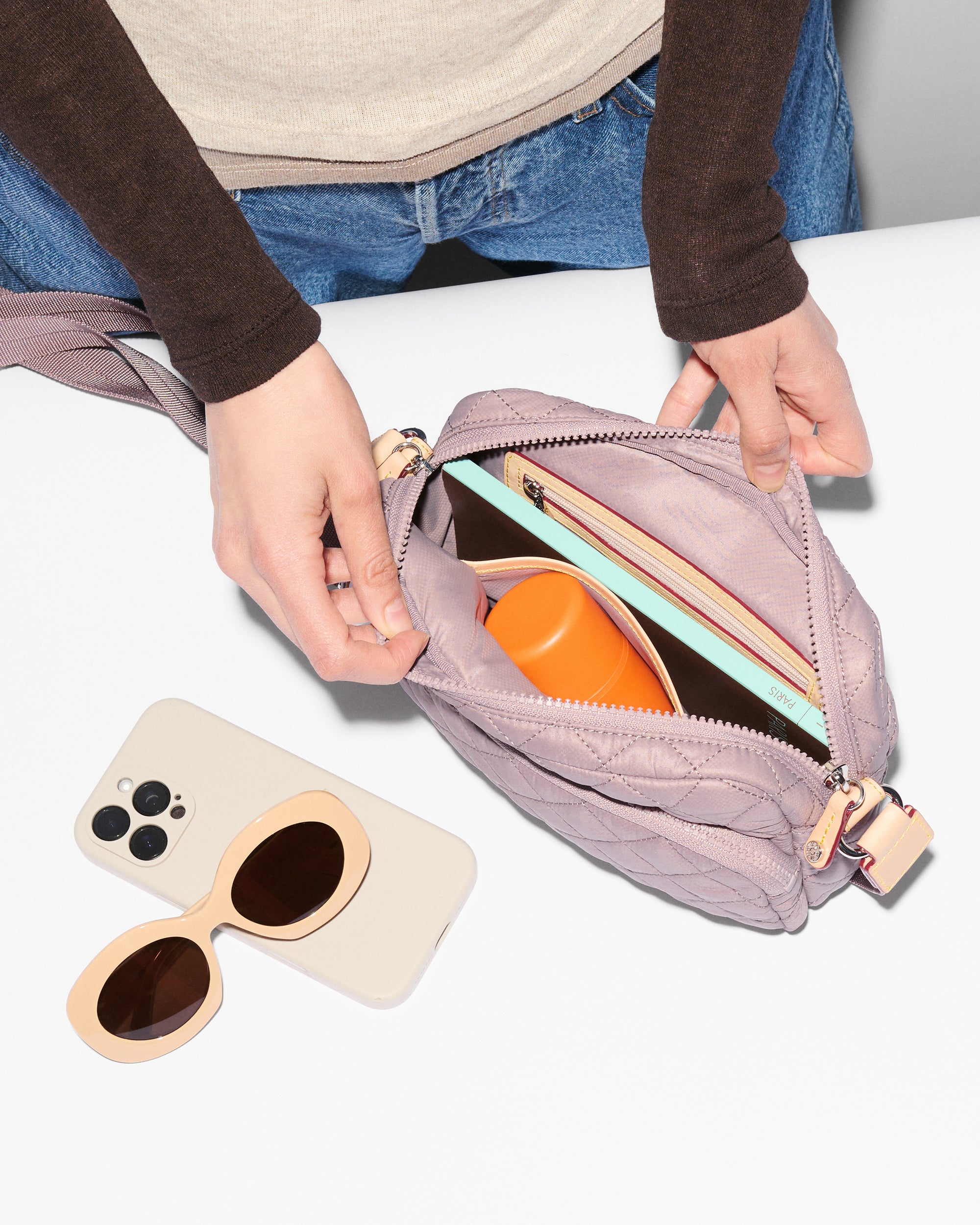 Quail Small Metro Camera Crossbody Bag
