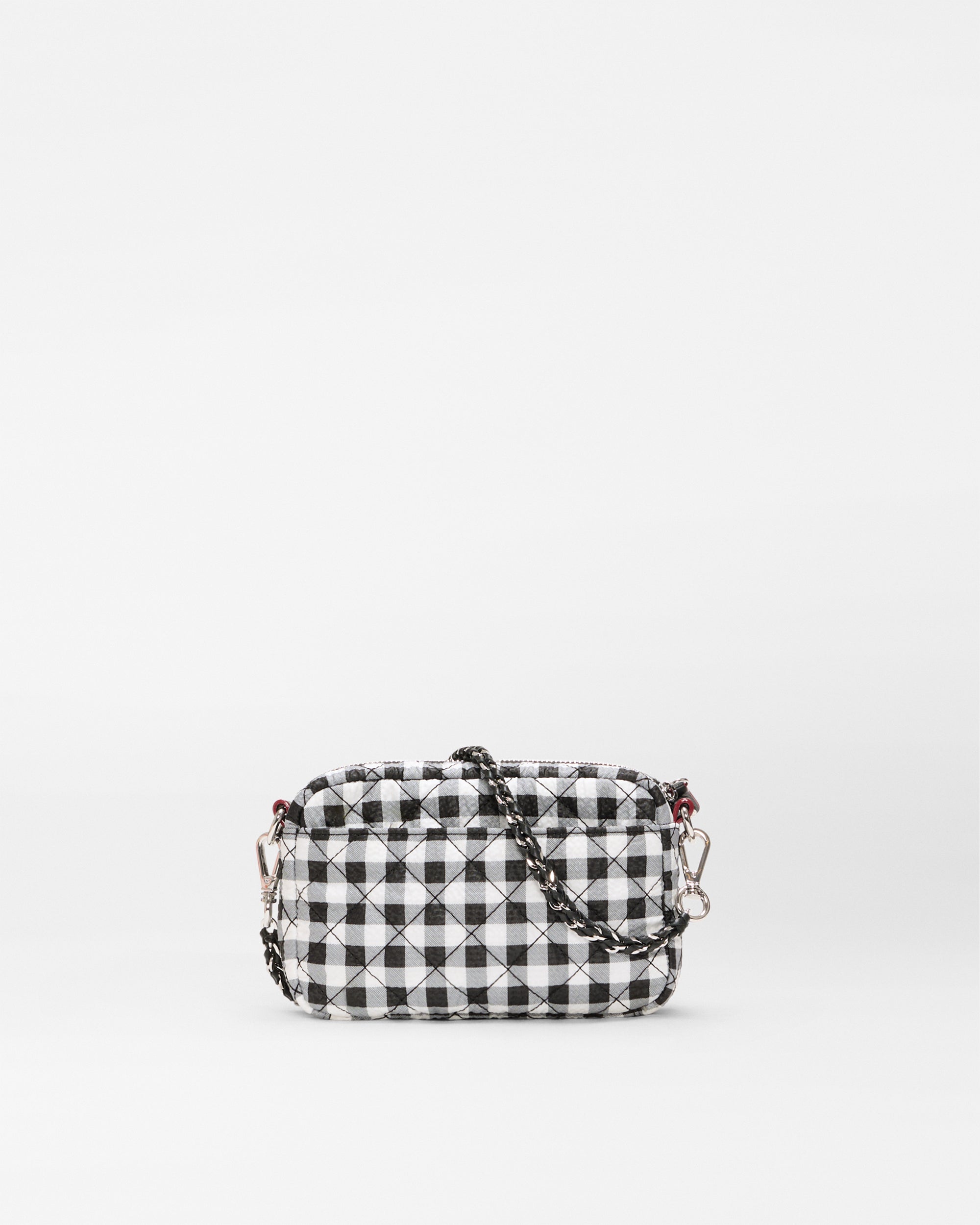 Black/White Gingham Mini Crosby Crossbody