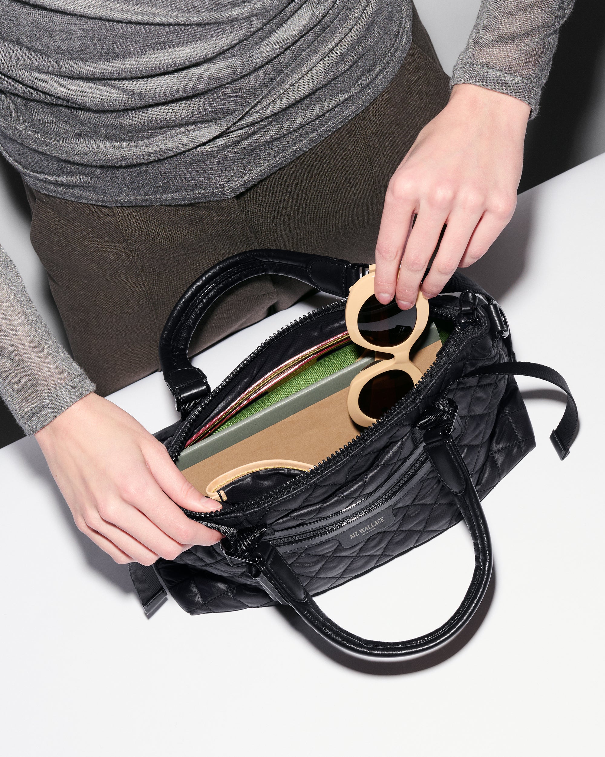 Black Small Park Satchel