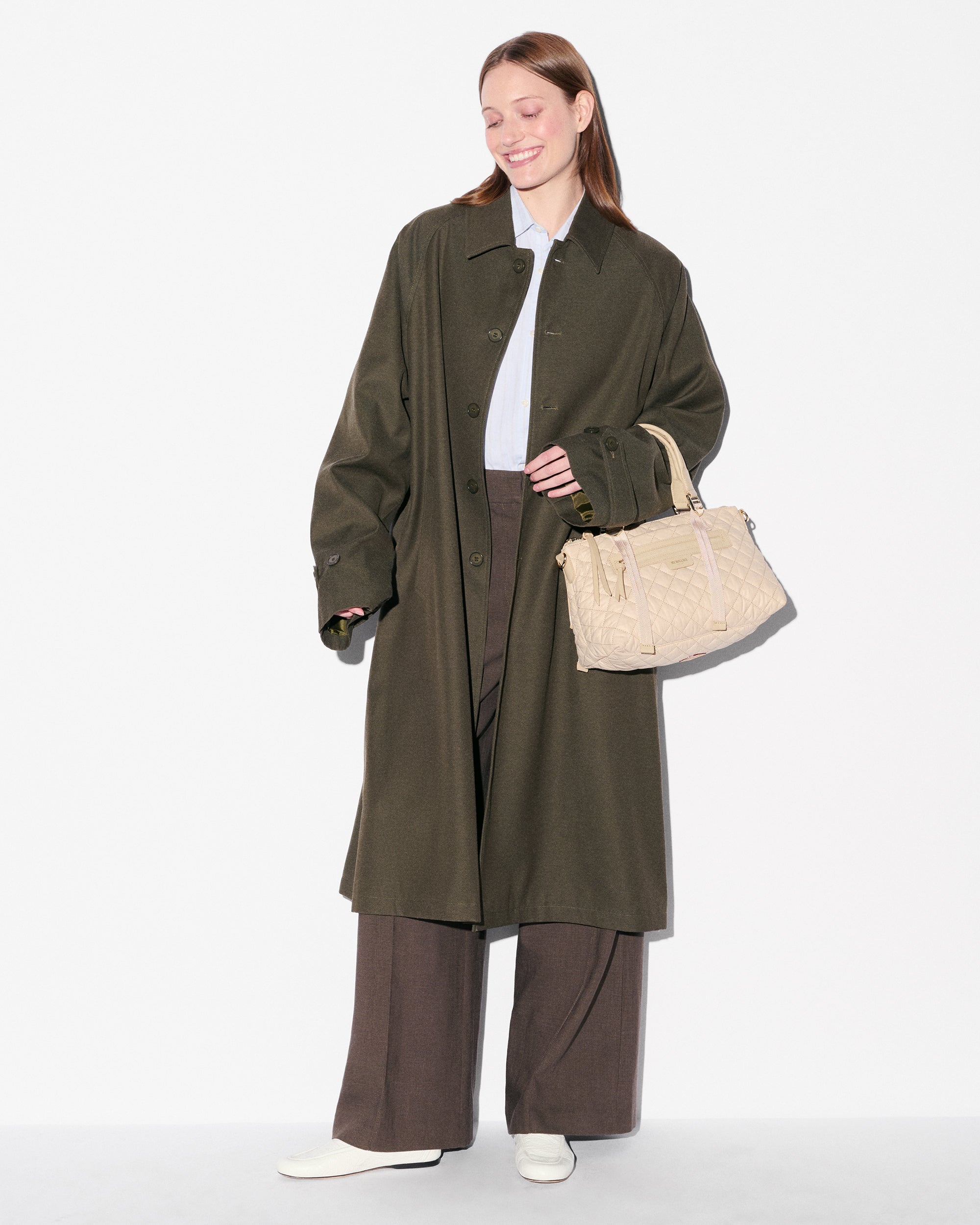 Buff Small Park Satchel