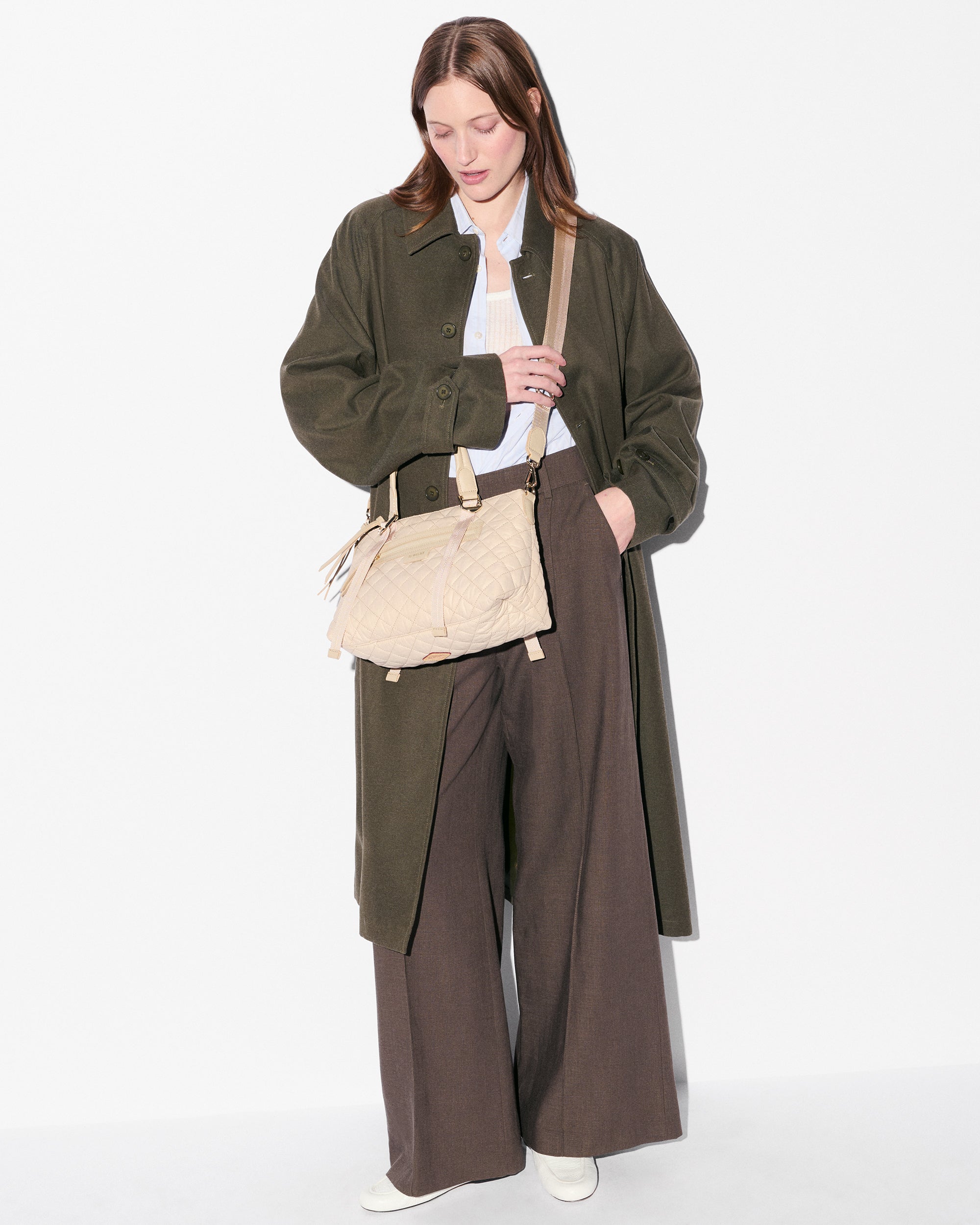 Buff Small Park Satchel