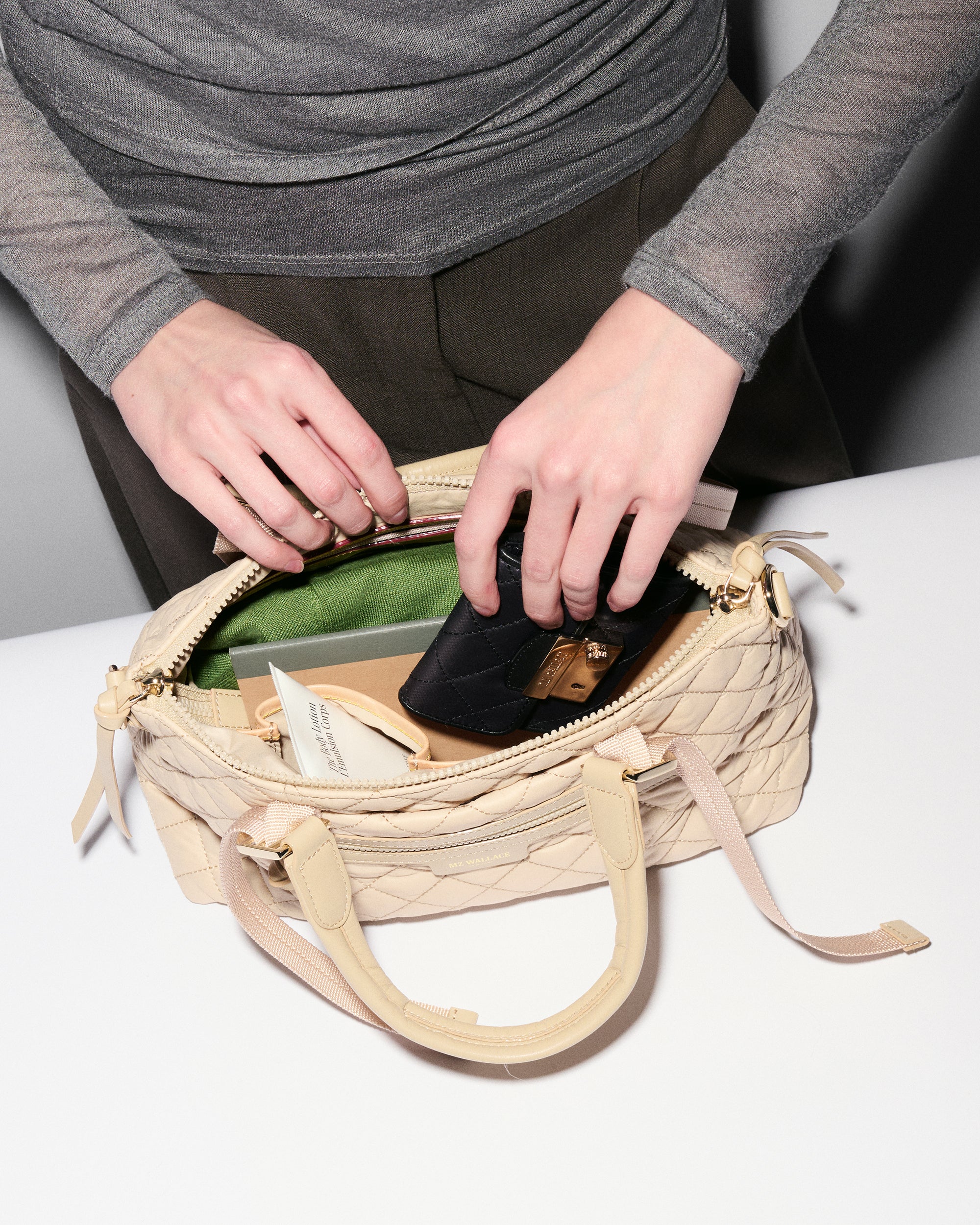 Buff Small Park Satchel