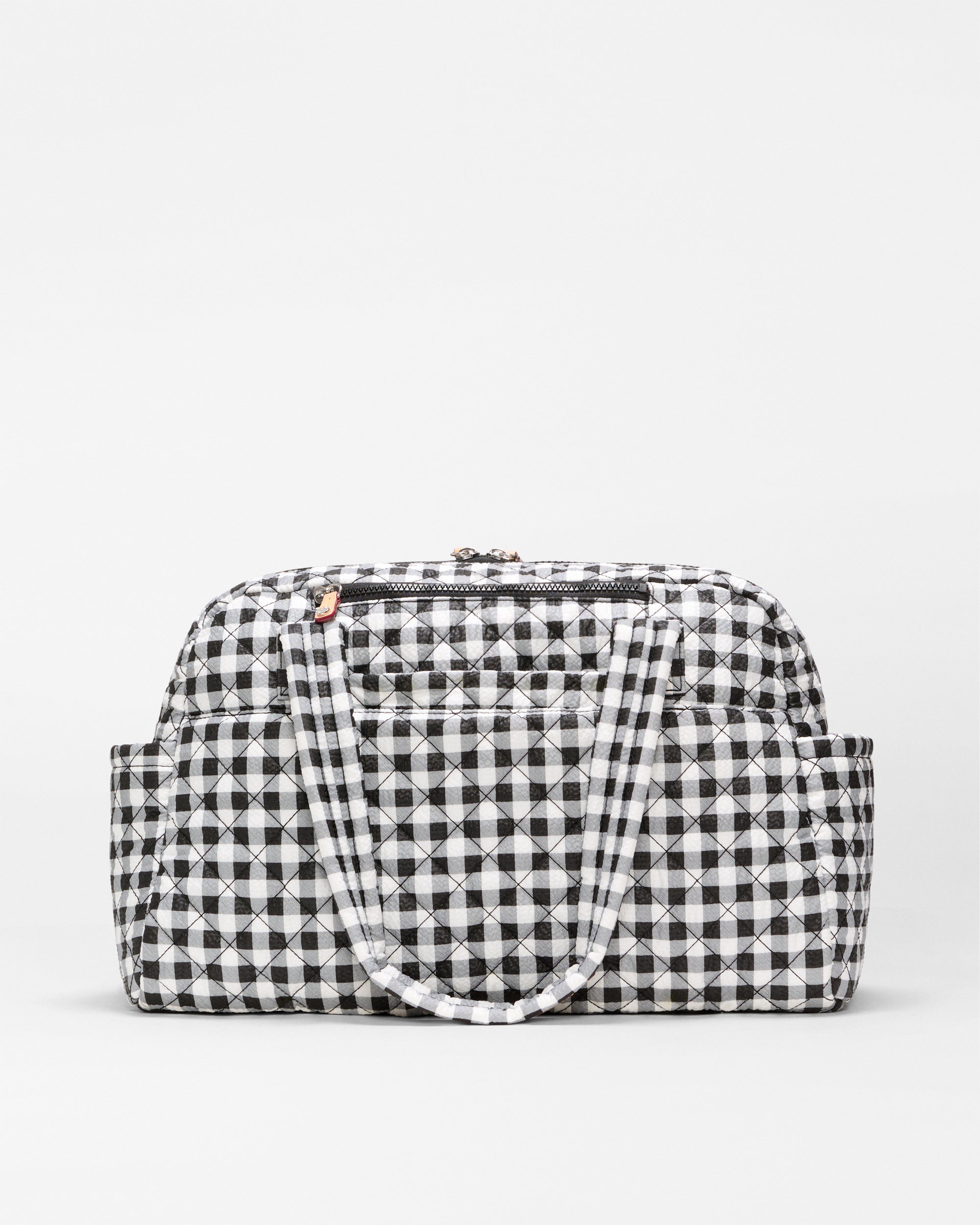Black/White Gingham Jimmy Deluxe Duffel