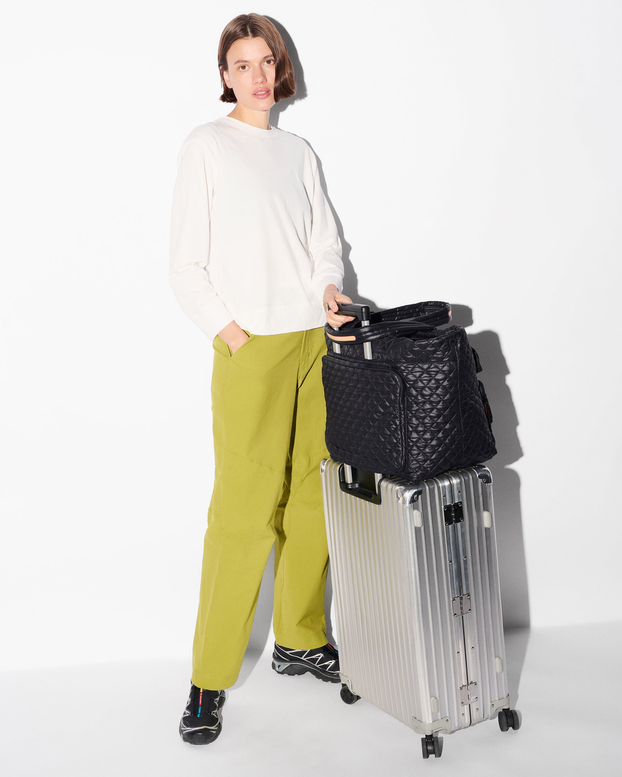 Black Large Metro Travel Tote III