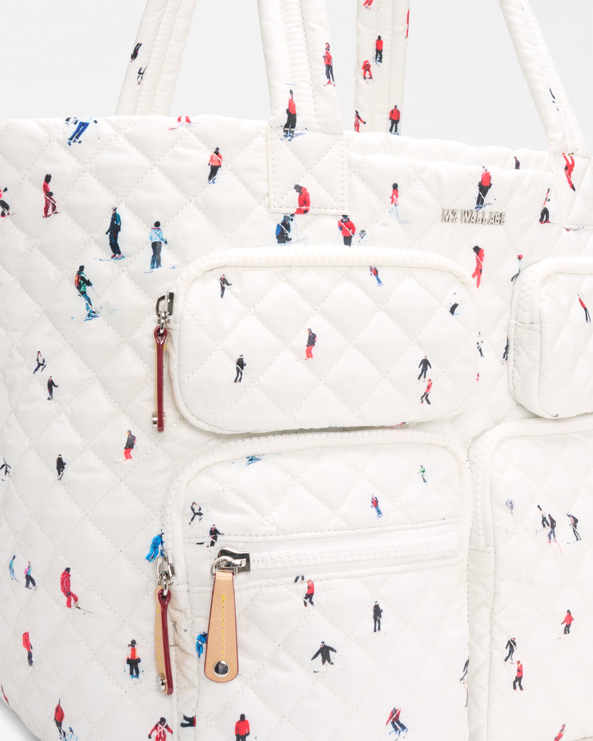 Dede Ski Print Large Metro Travel Tote