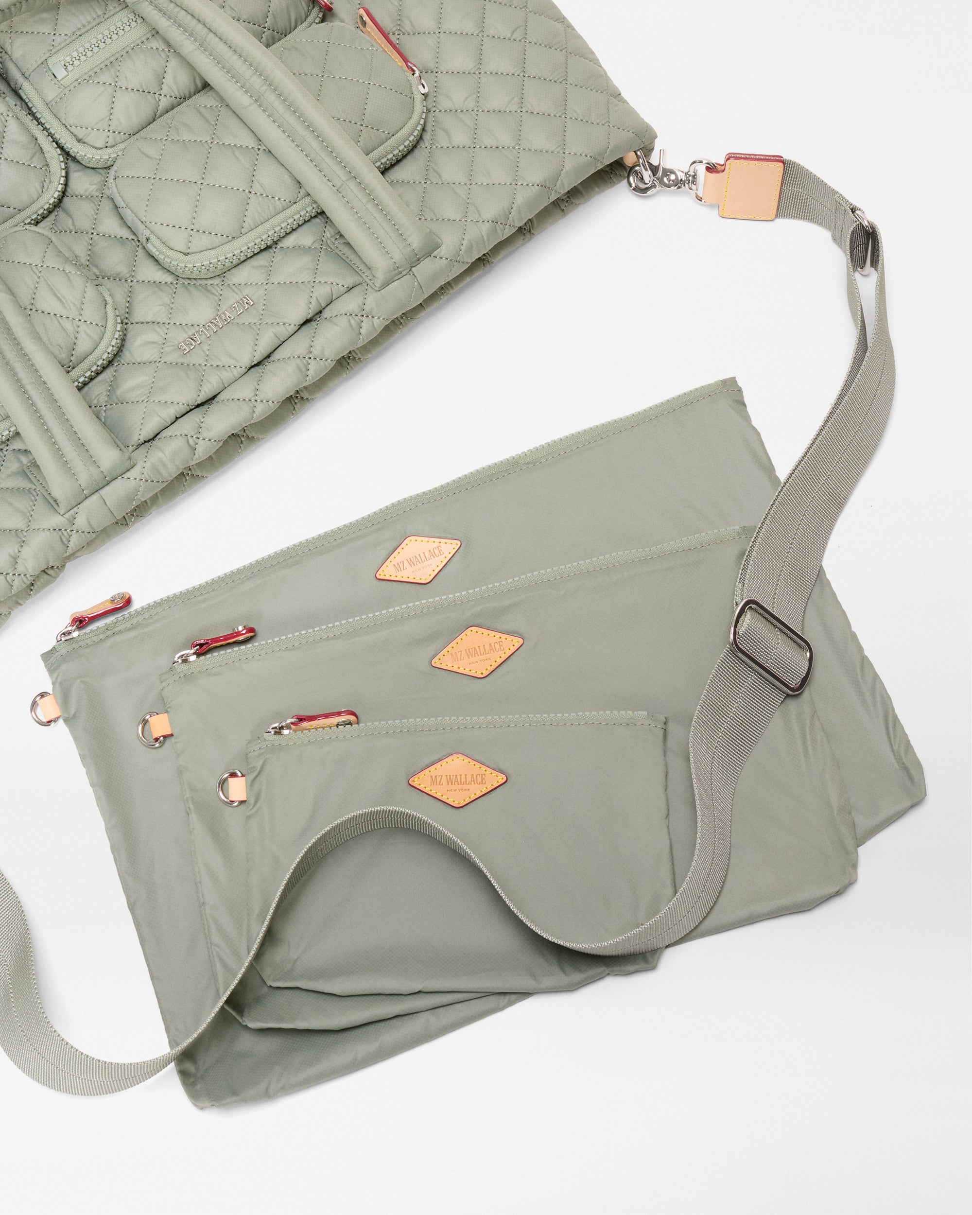 Agave Green Large Metro Travel Tote