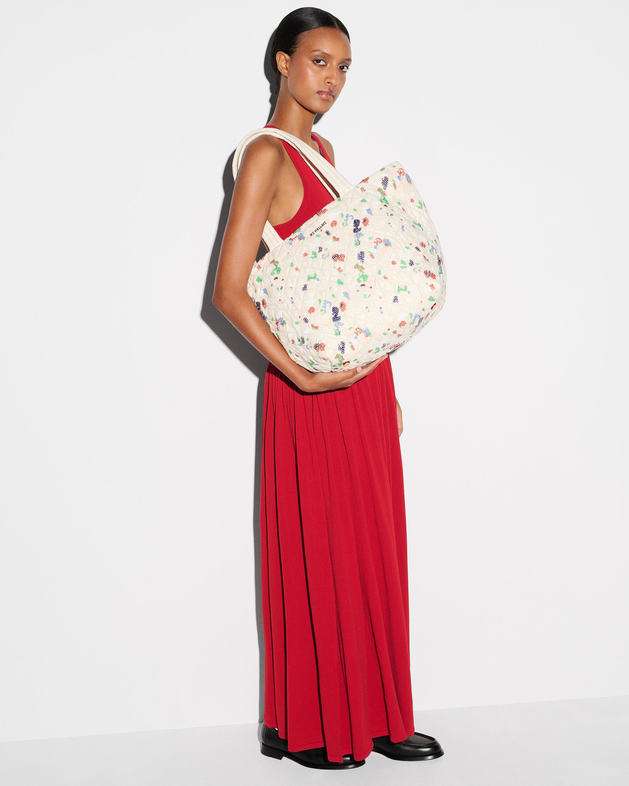 Floral Sequin Tote Bag | MZ Wallace