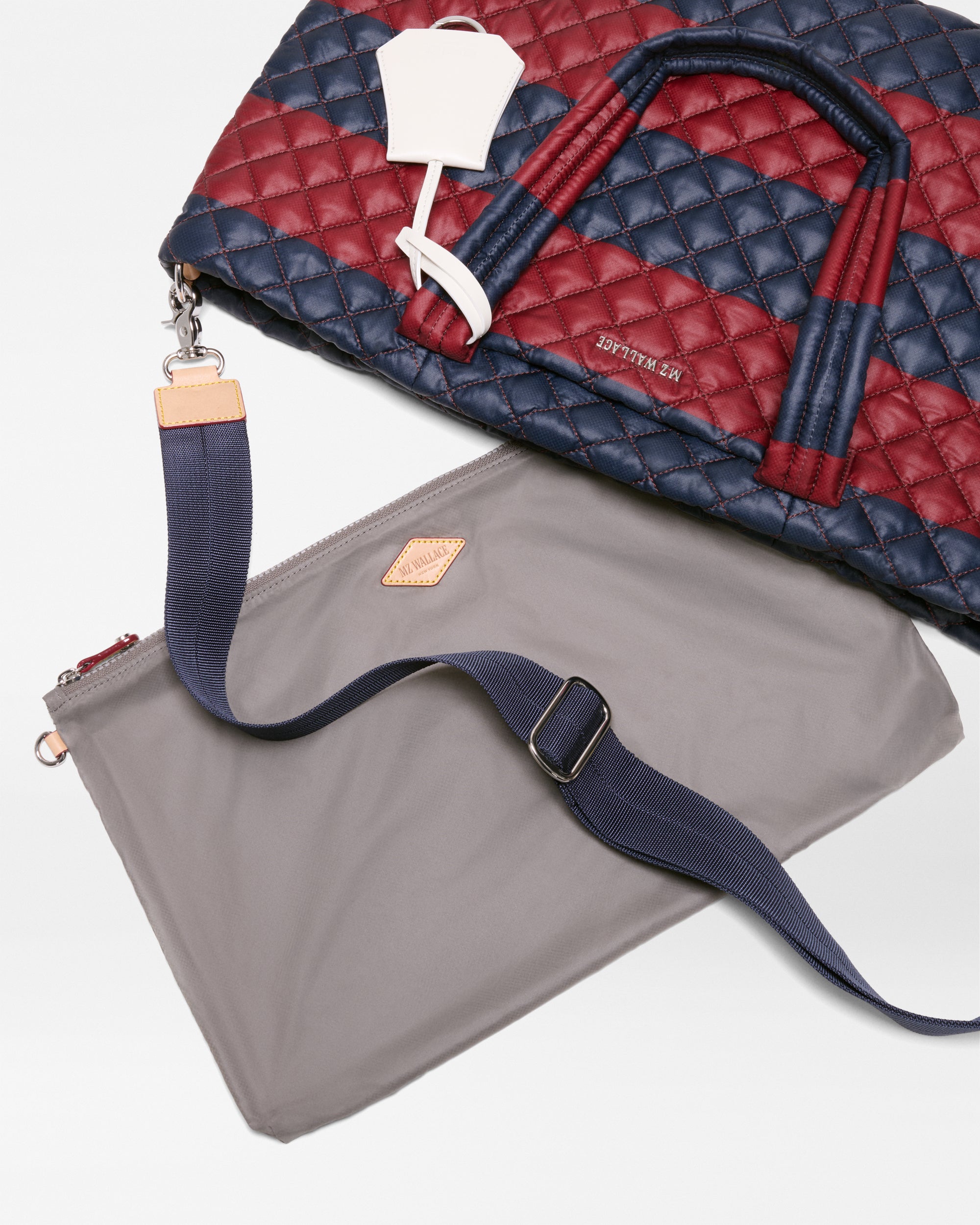 Rugby Stripe Medium Metro Tote Deluxe