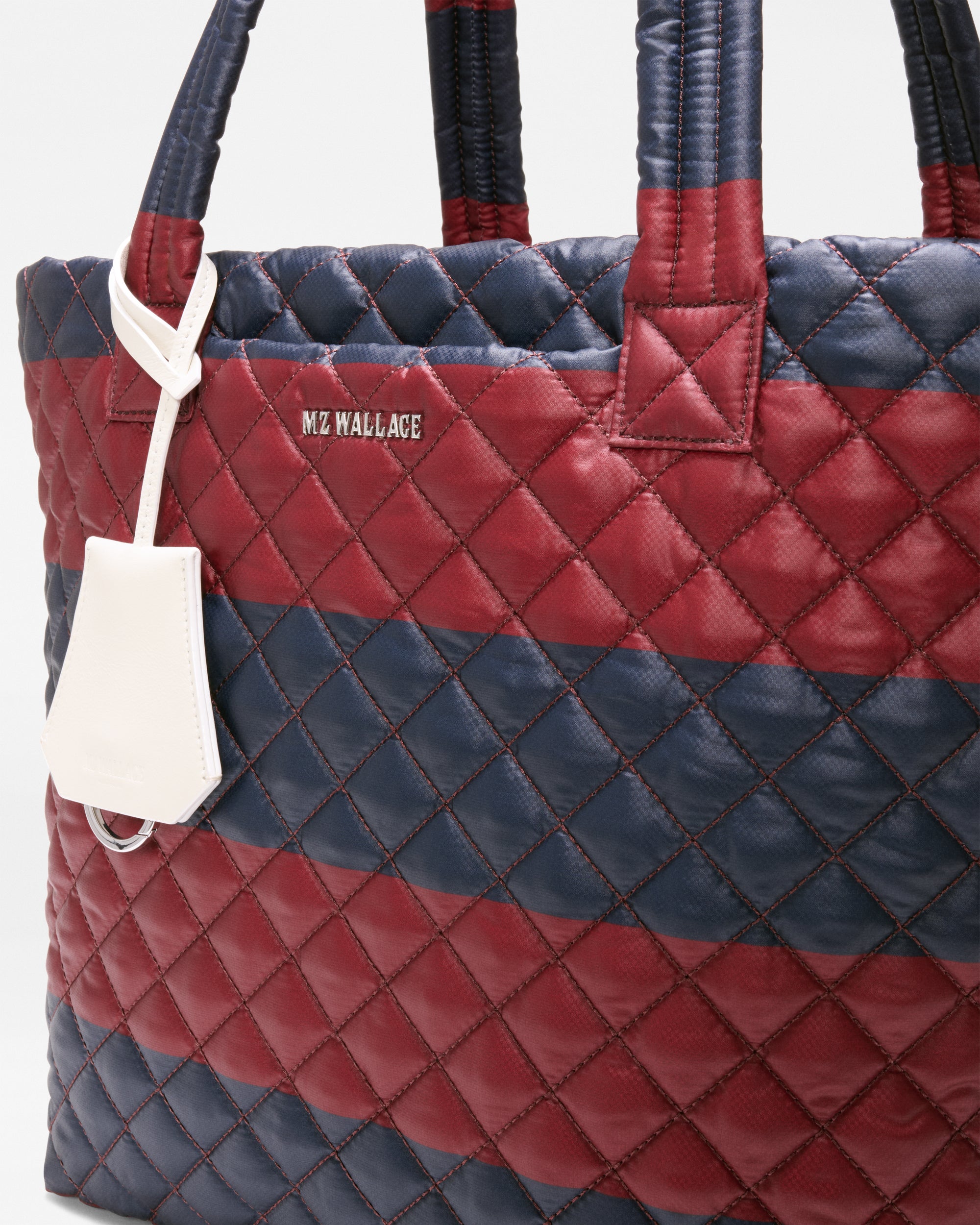 Rugby Stripe Medium Metro Tote Deluxe
