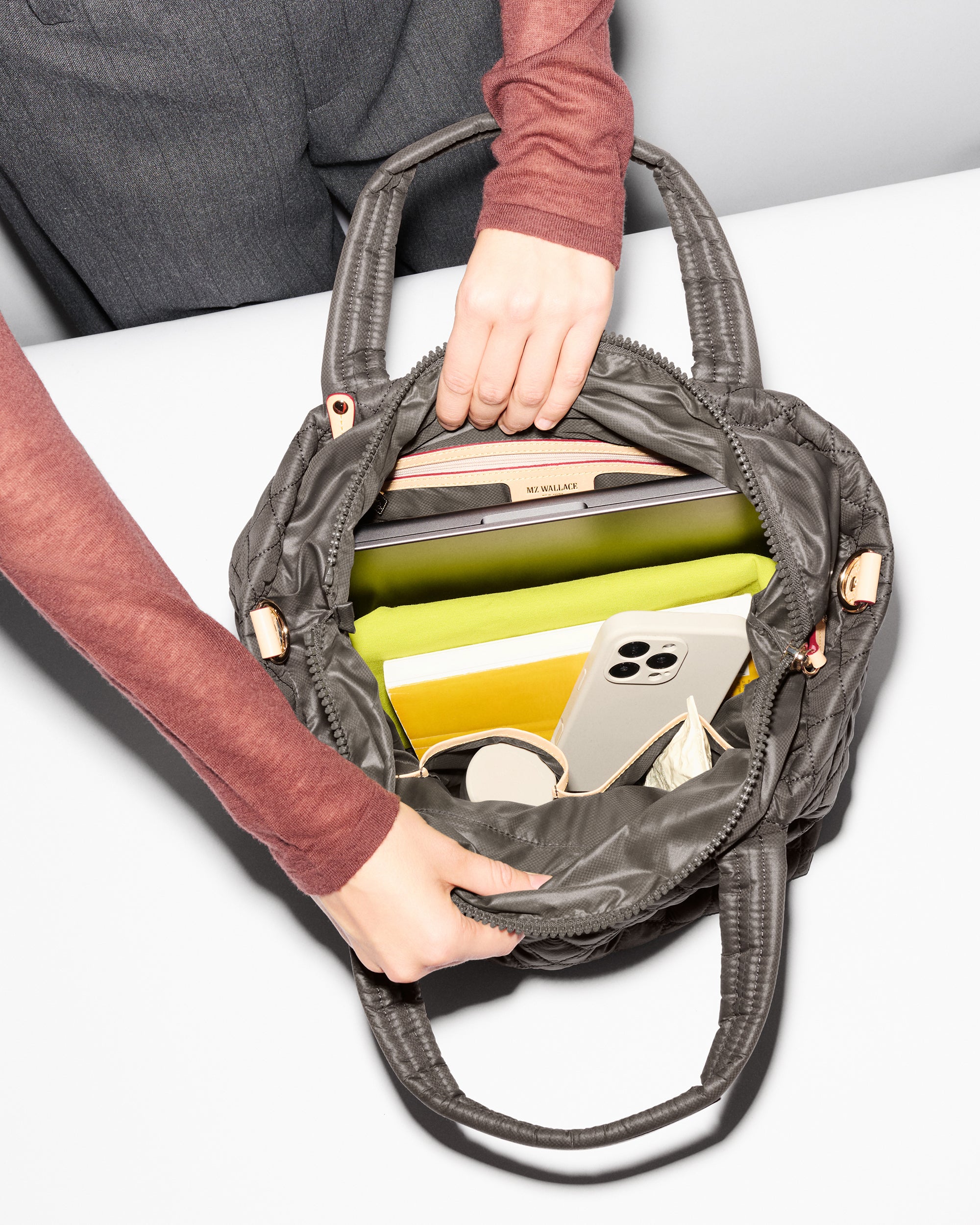 MZ Wallace Magnet Small Metro Tote Deluxe – Tote | MZ Wallace