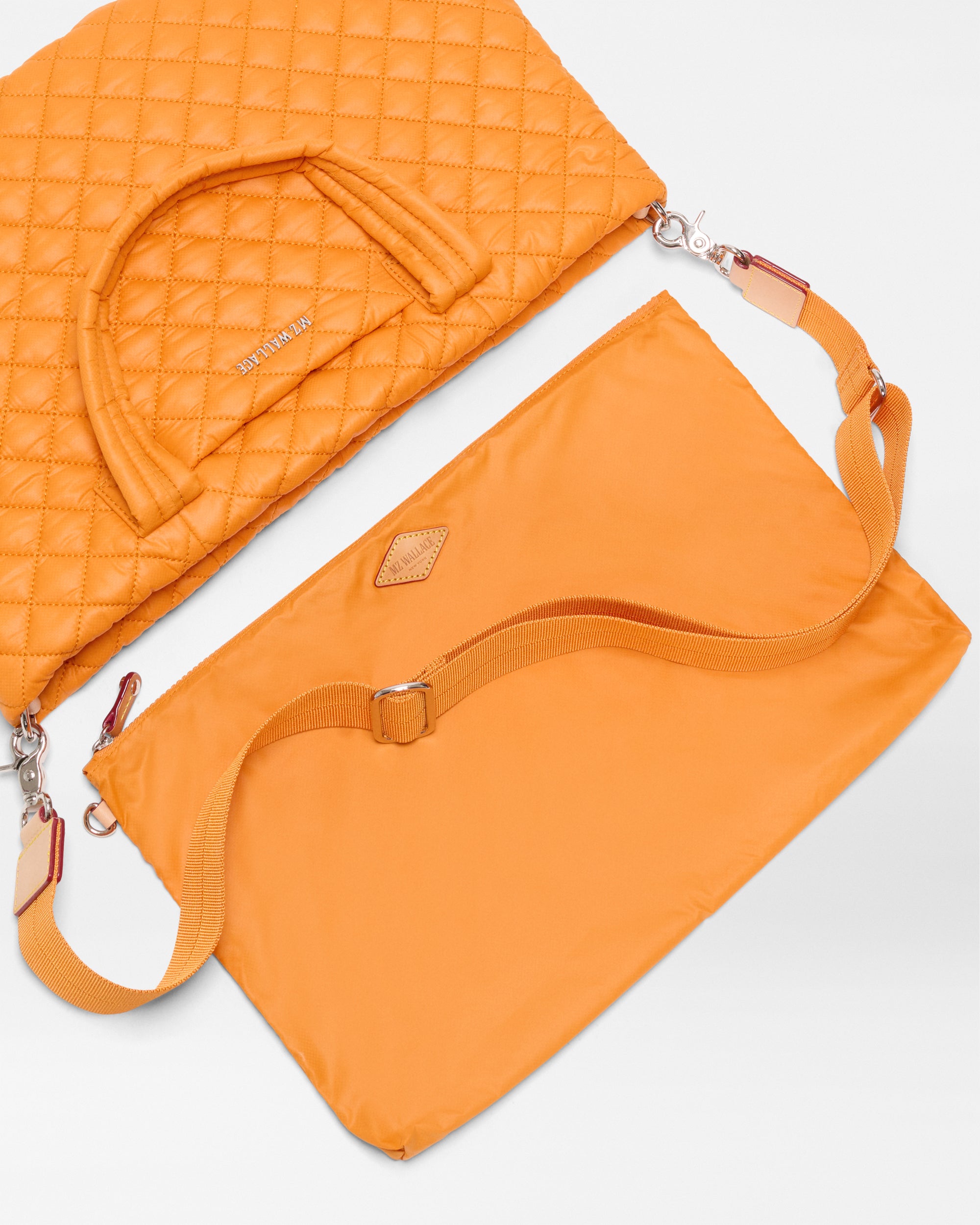 Sunset Orange Small Metro Tote Deluxe