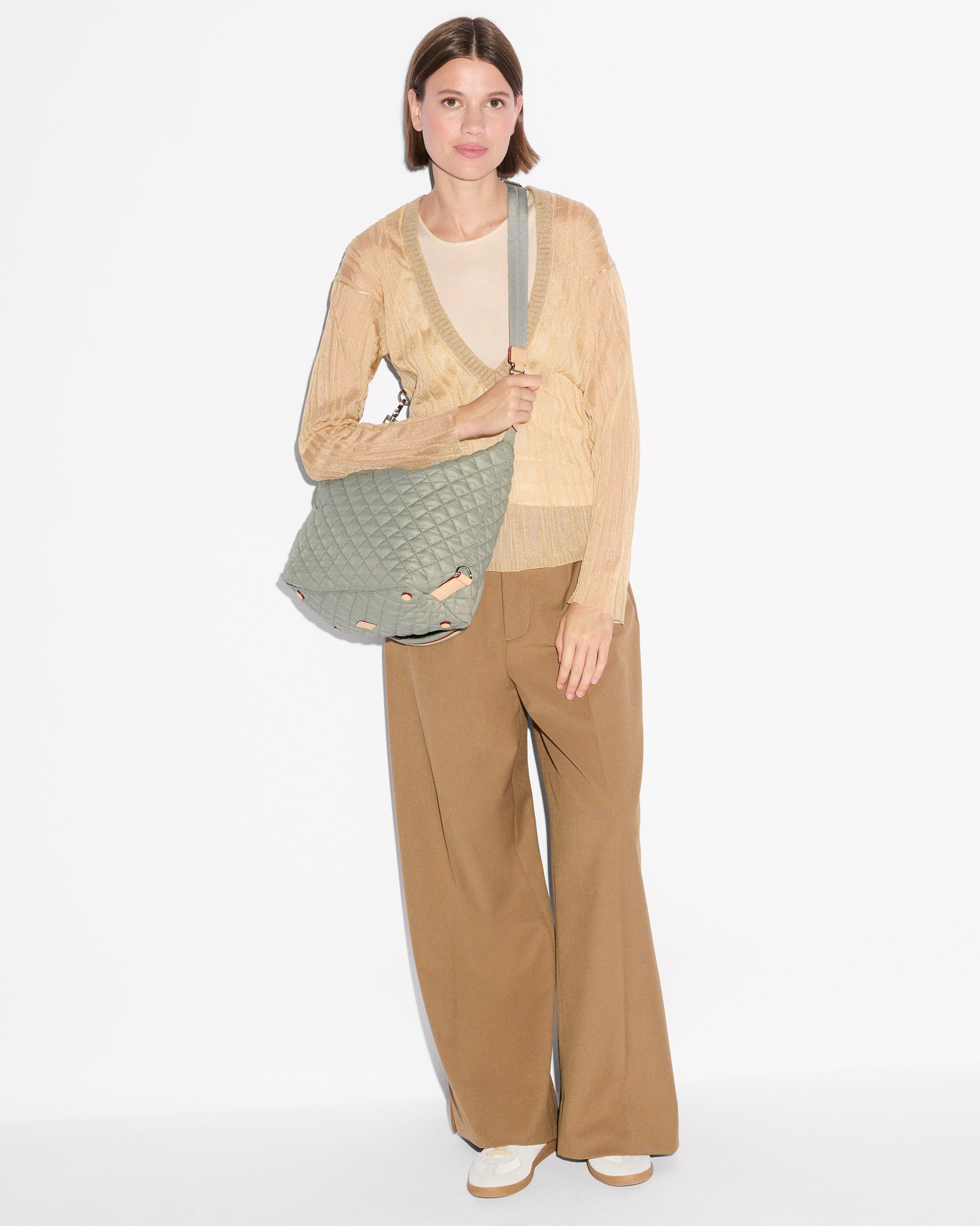 MZ Wallace Agave Green Medium Sutton Deluxe – Shoulder | MZ Wallace