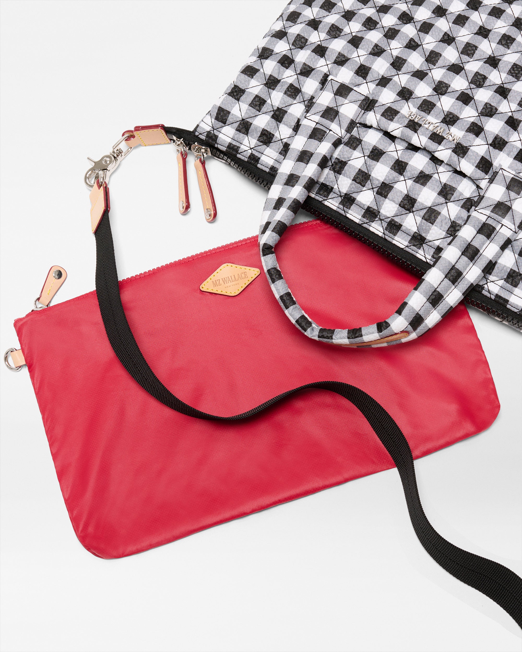 Black/White Gingham Small Sutton Deluxe