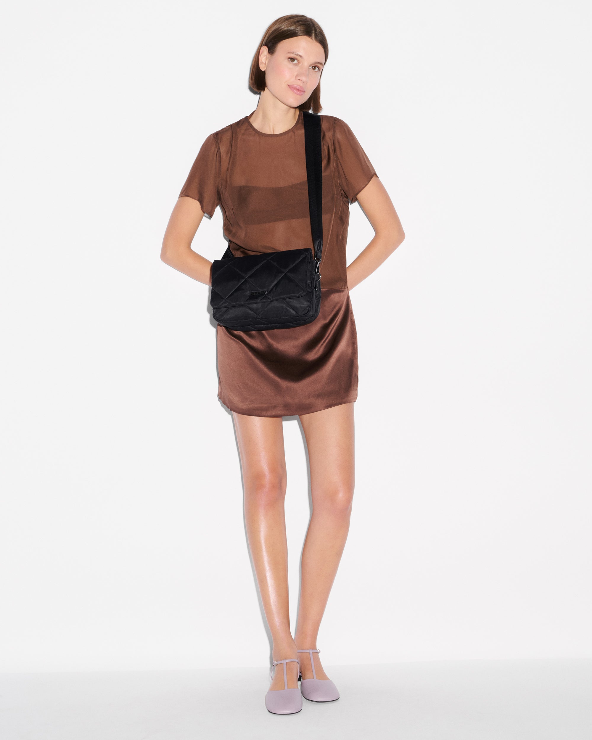 MZ Wallace | Black Madison Flap Crossbody