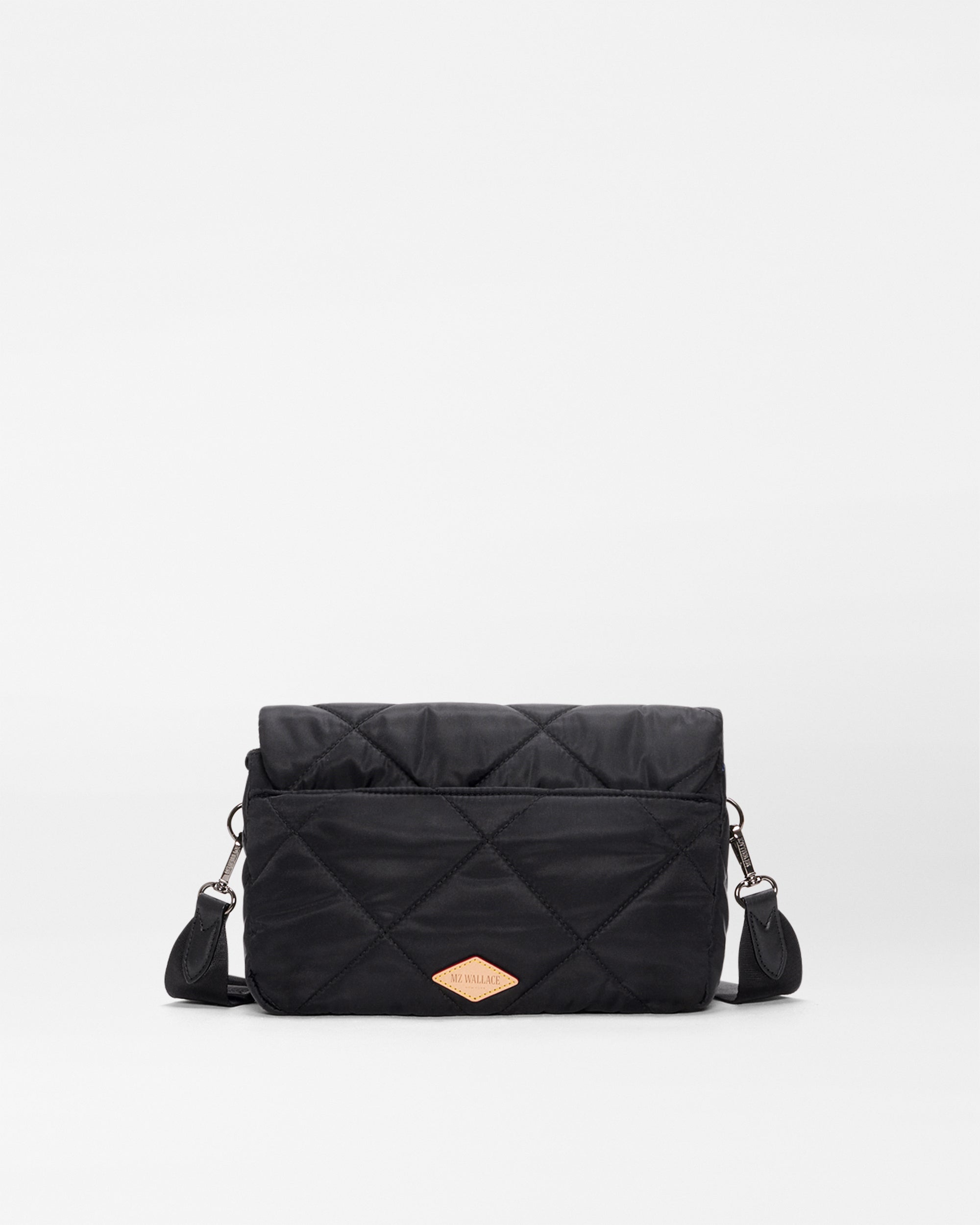 Black Madison Flap Crossbody