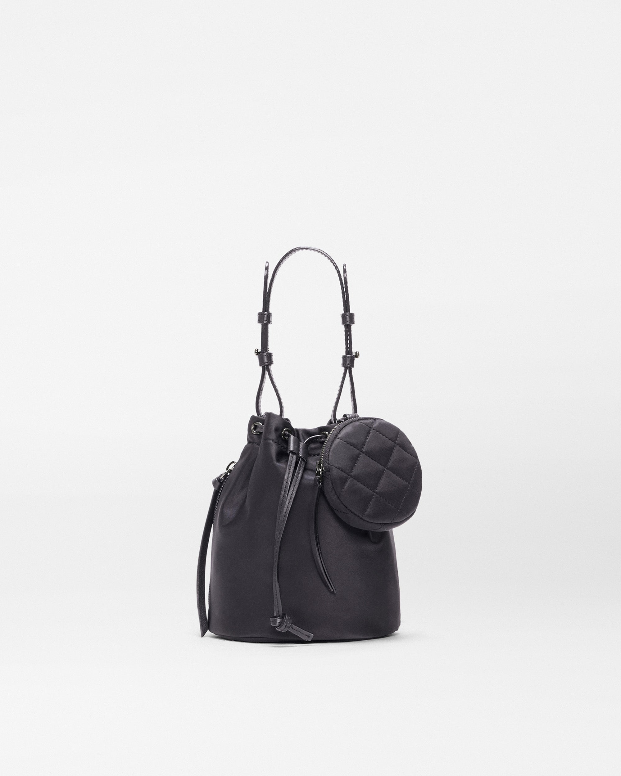 Black Waverly Bucket Bag