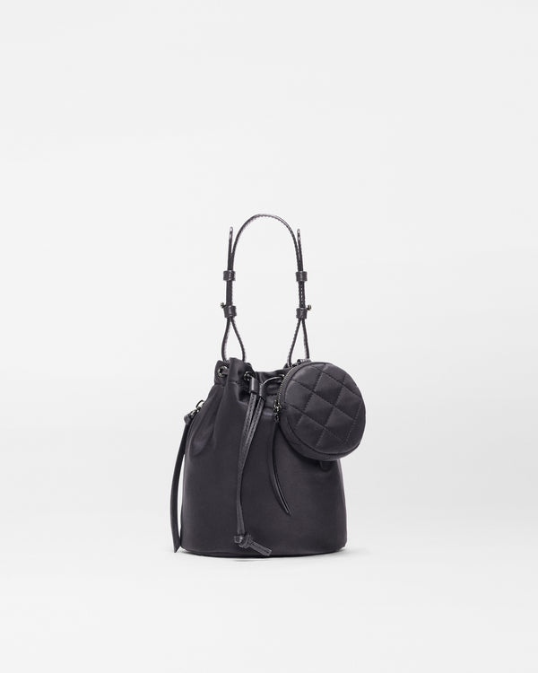 Black Waverly Bucket Bag