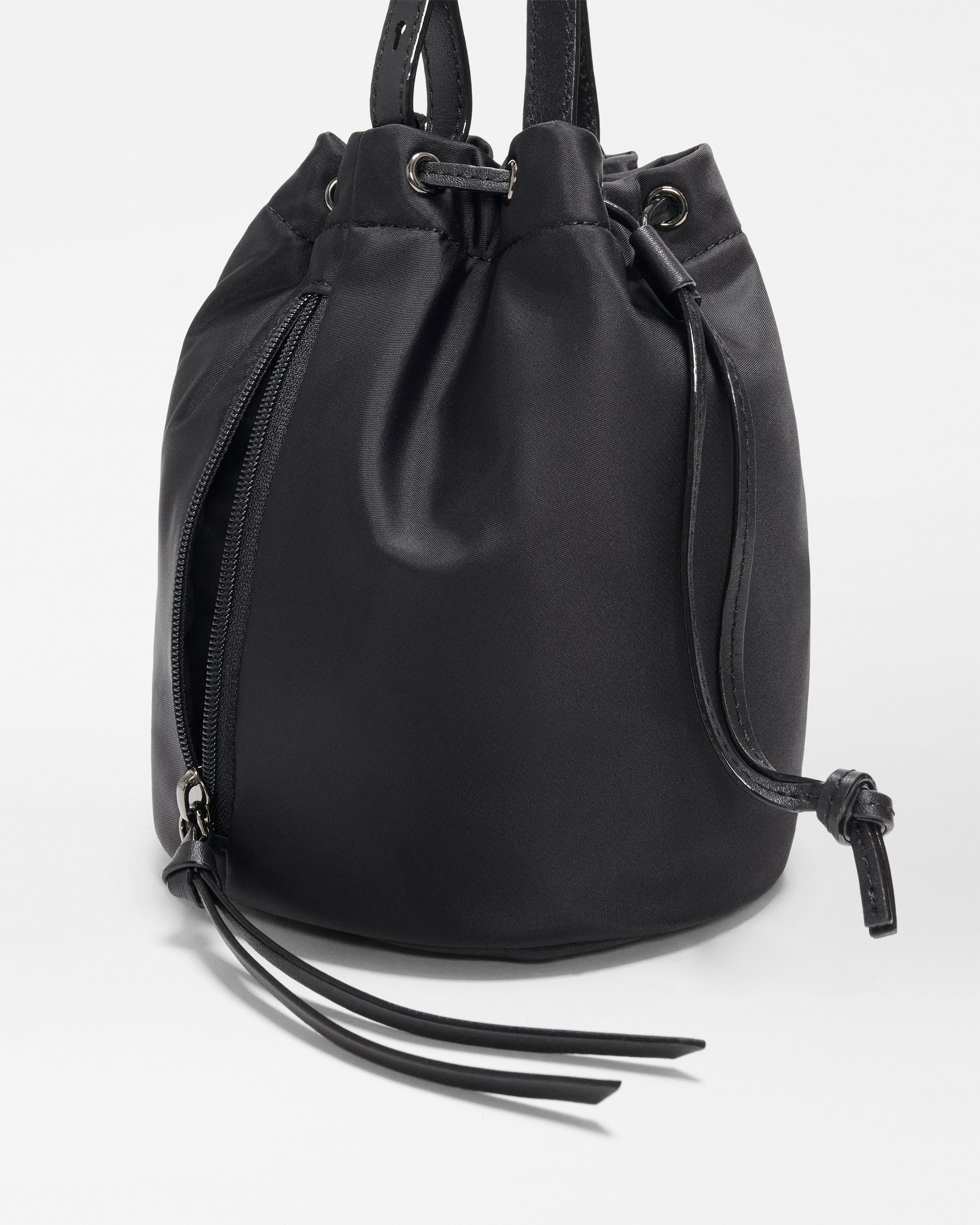 Black Waverly Bucket Bag