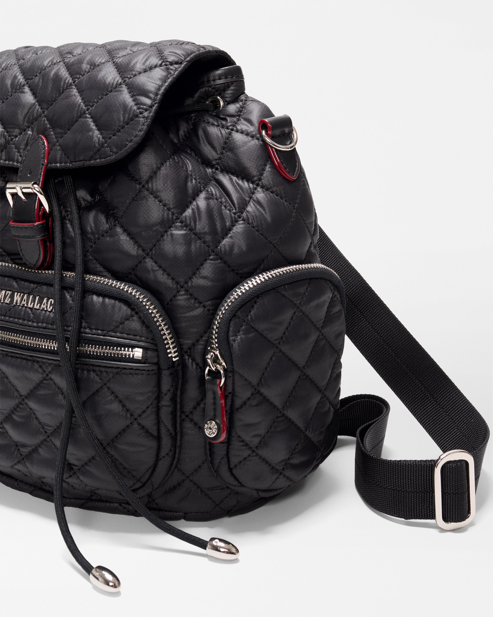 MZ Wallace | Black Mini Crosby Backpack