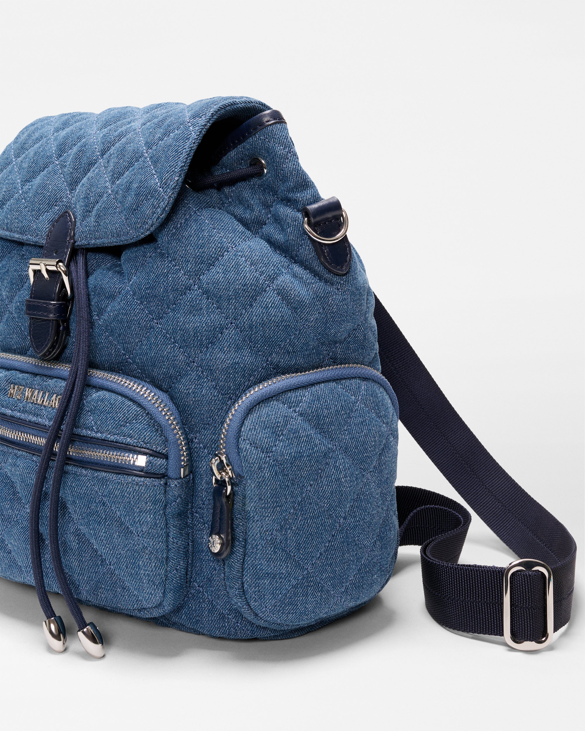 MZ Wallace | Denim Mini Crosby Backpack