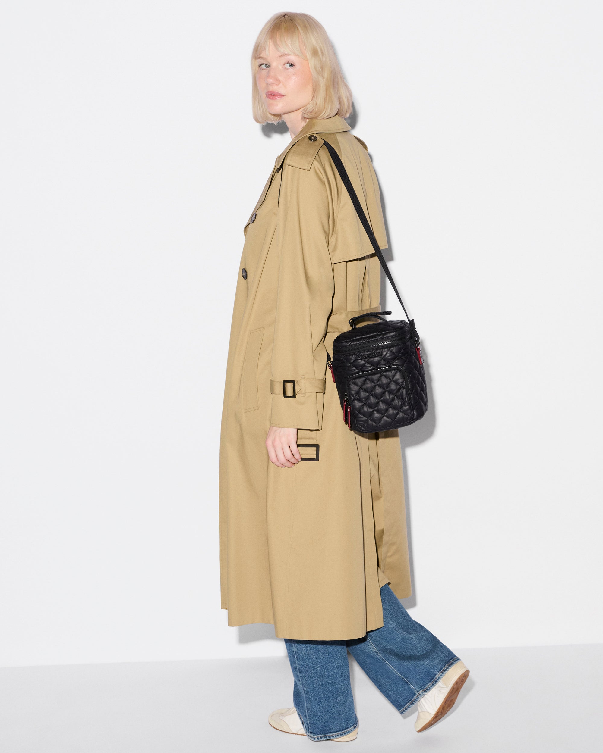 Black Metro Cooler Crossbody