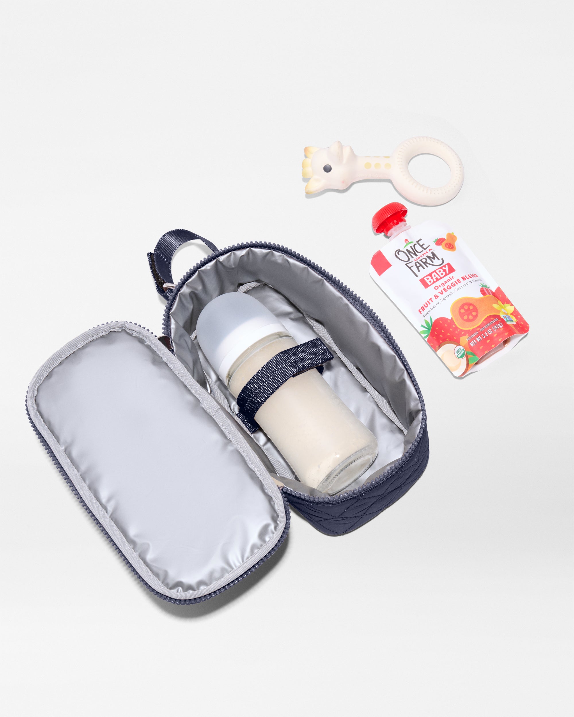 Navy Metro Single Bottle Cooler